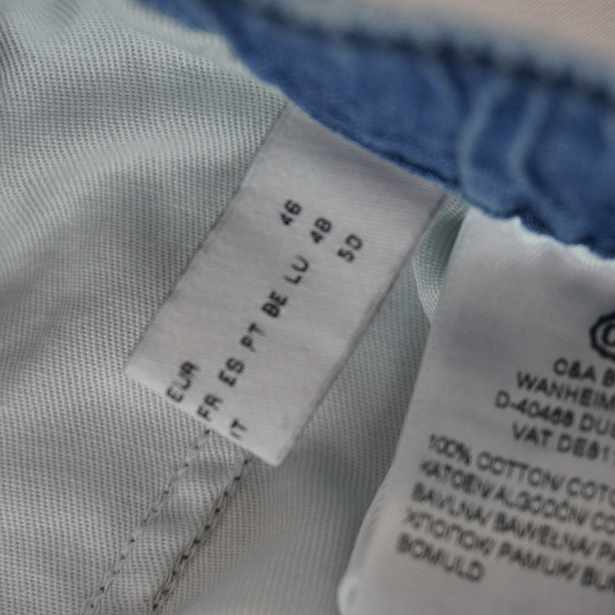 Pantalones Cortos Vaqueros C&A para Mujer Usados - Azul, 4XL