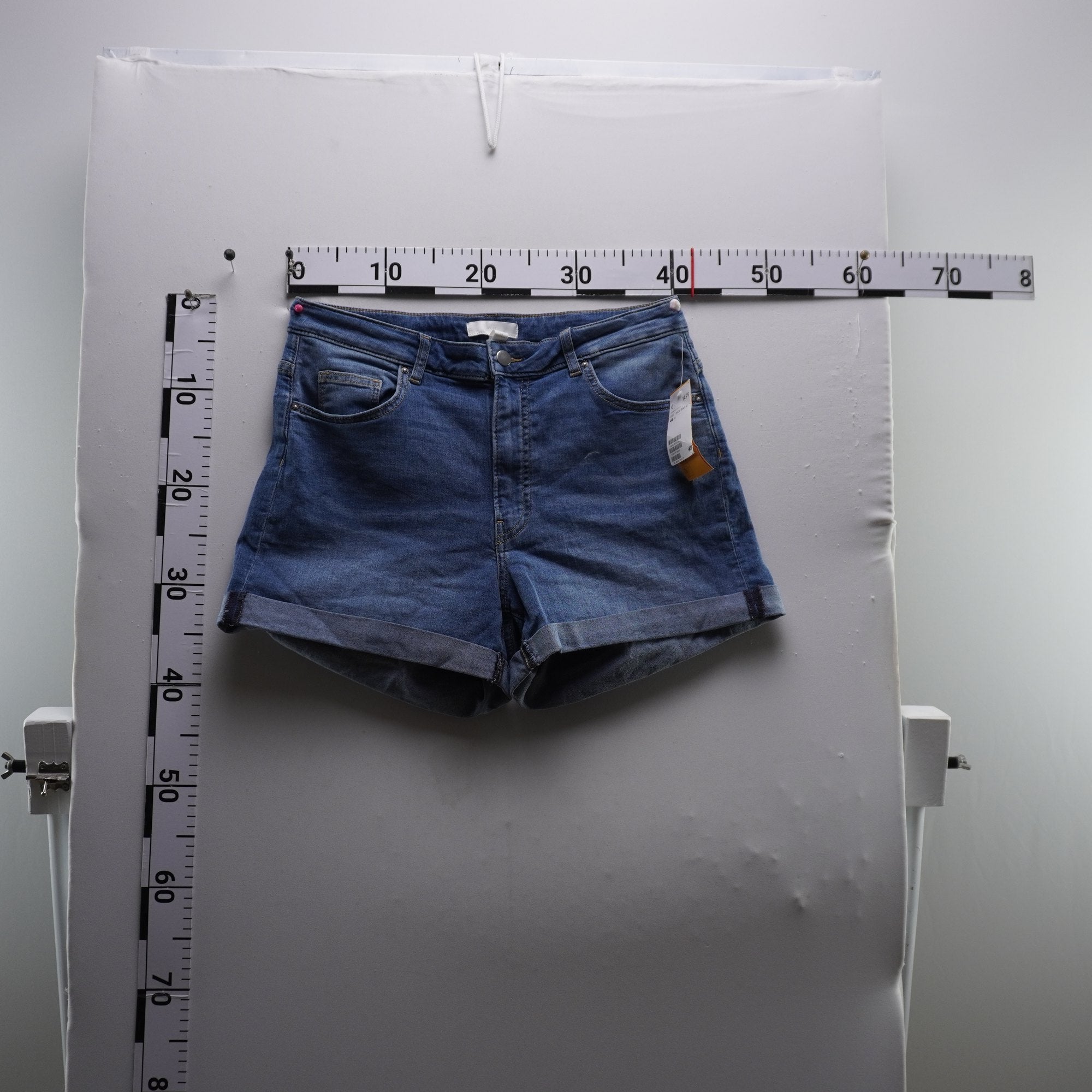 Pantalones Cortos Vaqueros H&M para Mujer Usados - Azul, XXL