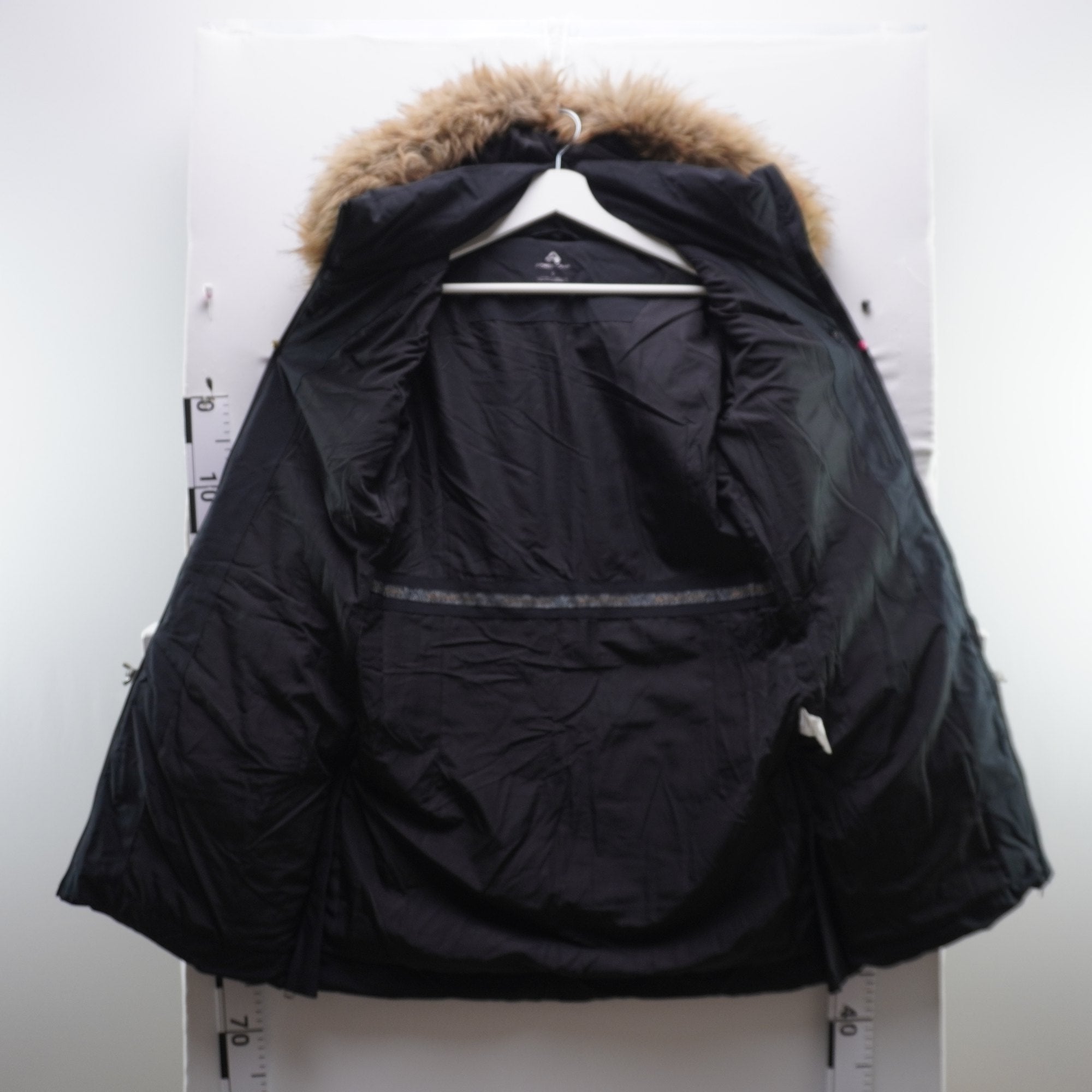 Parka Pioneer Camp para Mujer Nueva con Etiquetas - Negra, S