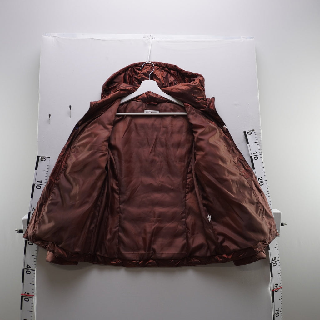 Chaqueta Acolchada Punto Roma para Mujer Usada - Marrón, S