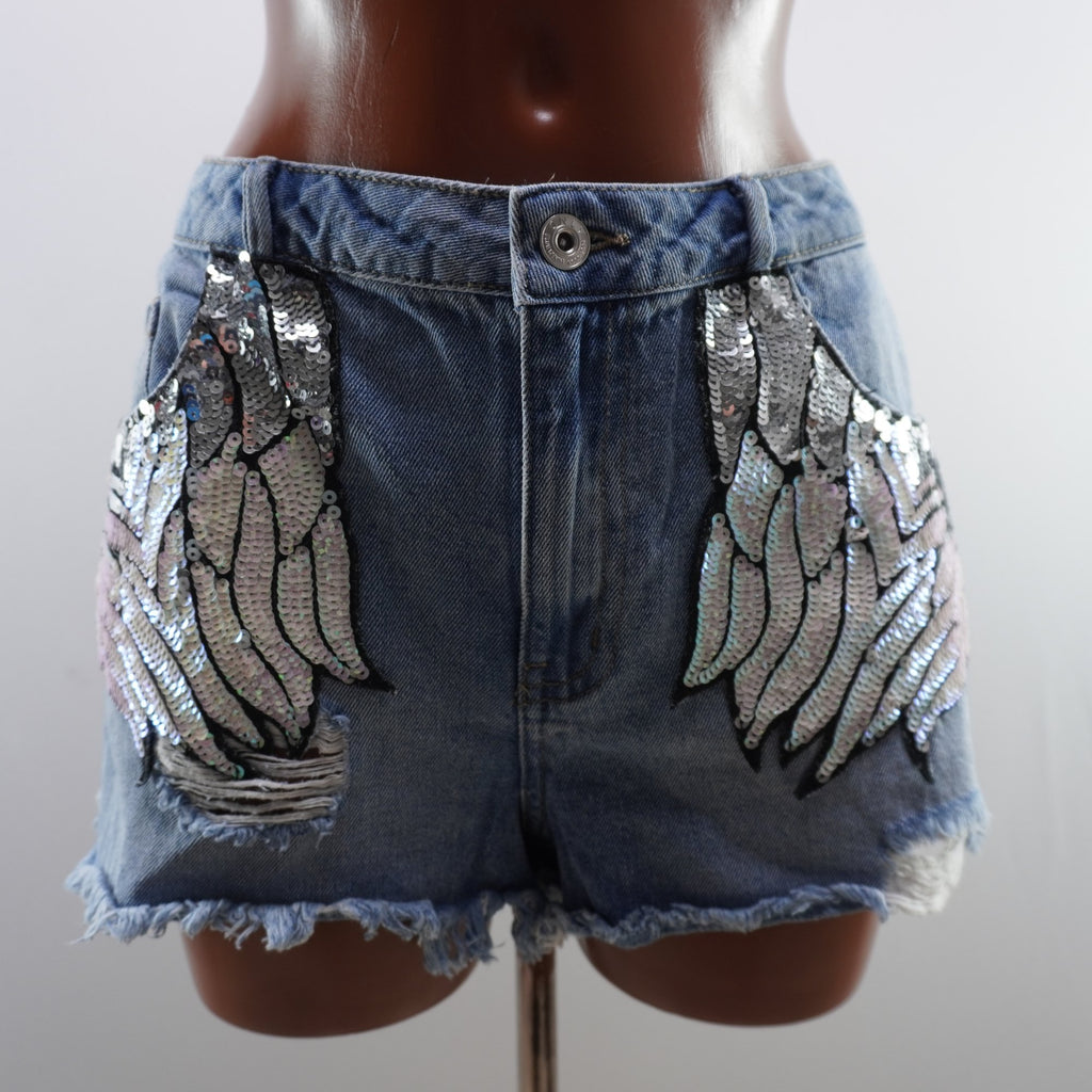 Pantalones Cortos Vaqueros Only para Mujer Usados - Azul, M