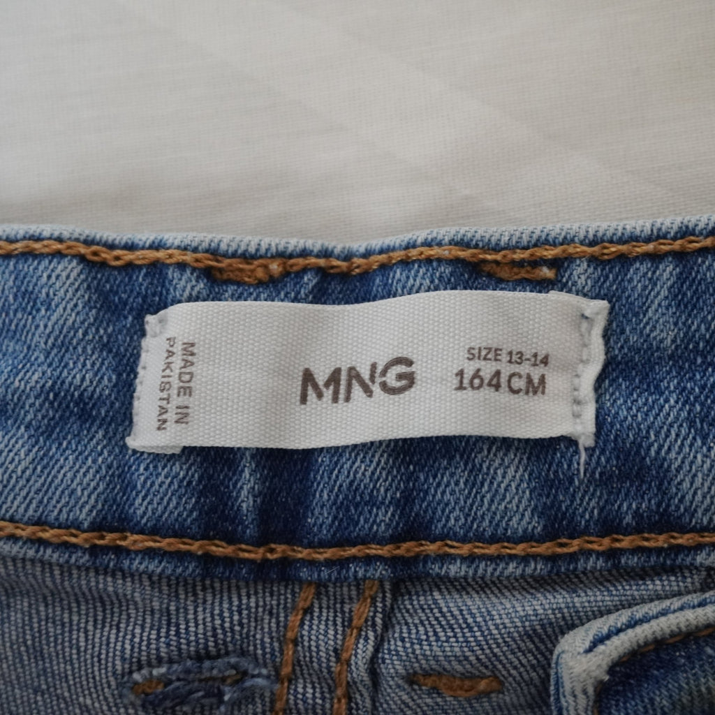 Pantalones Cortos Vaqueros MNG para Mujer Usados - Azul, XS