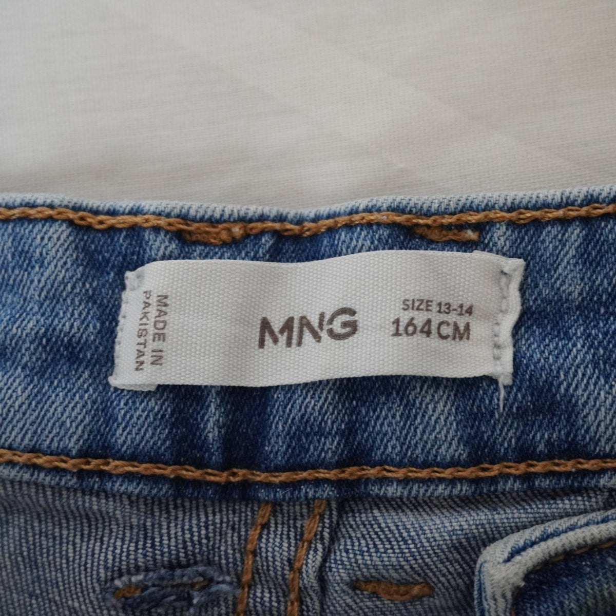 Pantalones Cortos Vaqueros MNG para Mujer Usados - Azul, XS