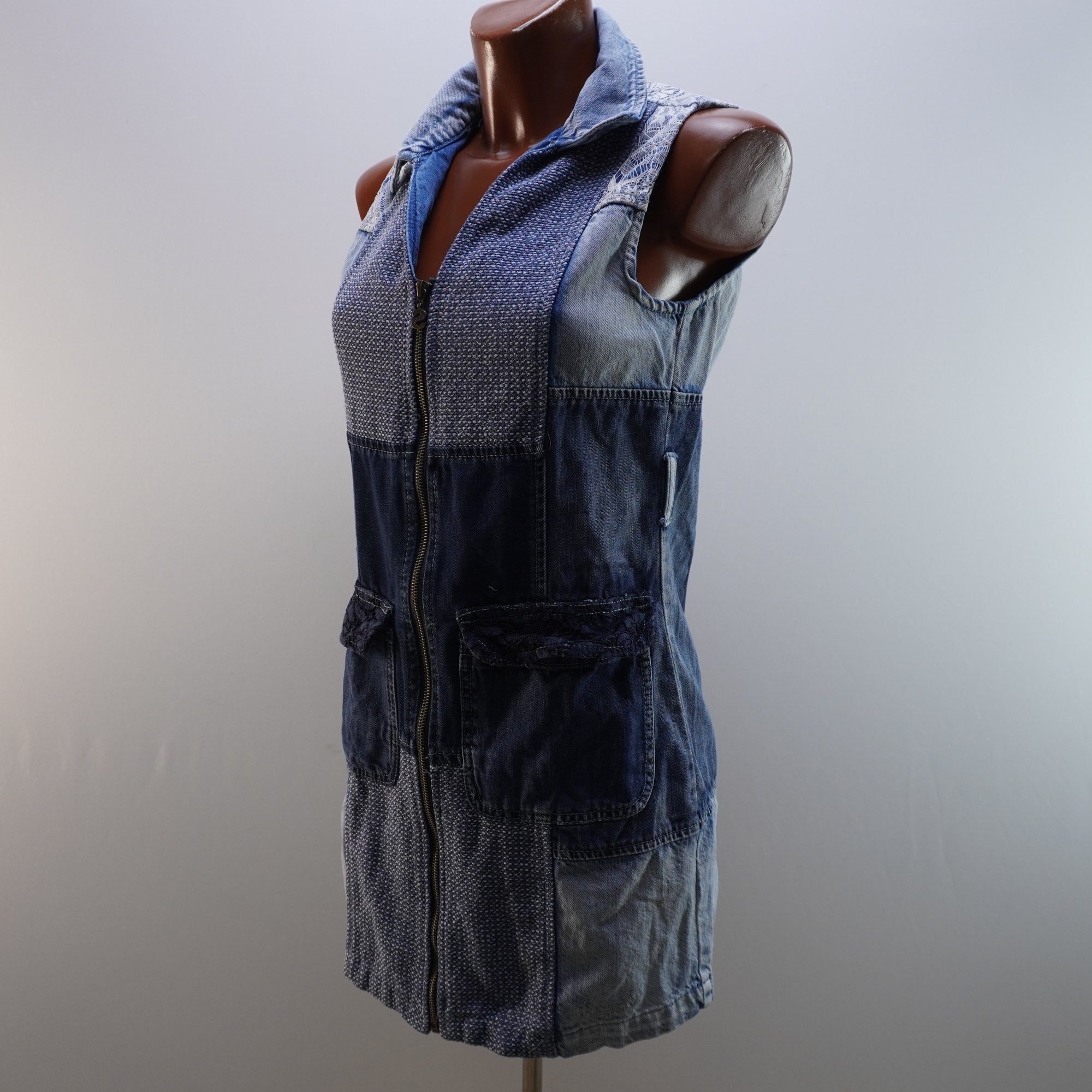 Vestido Desigual para Mujer Usado - Azul, M