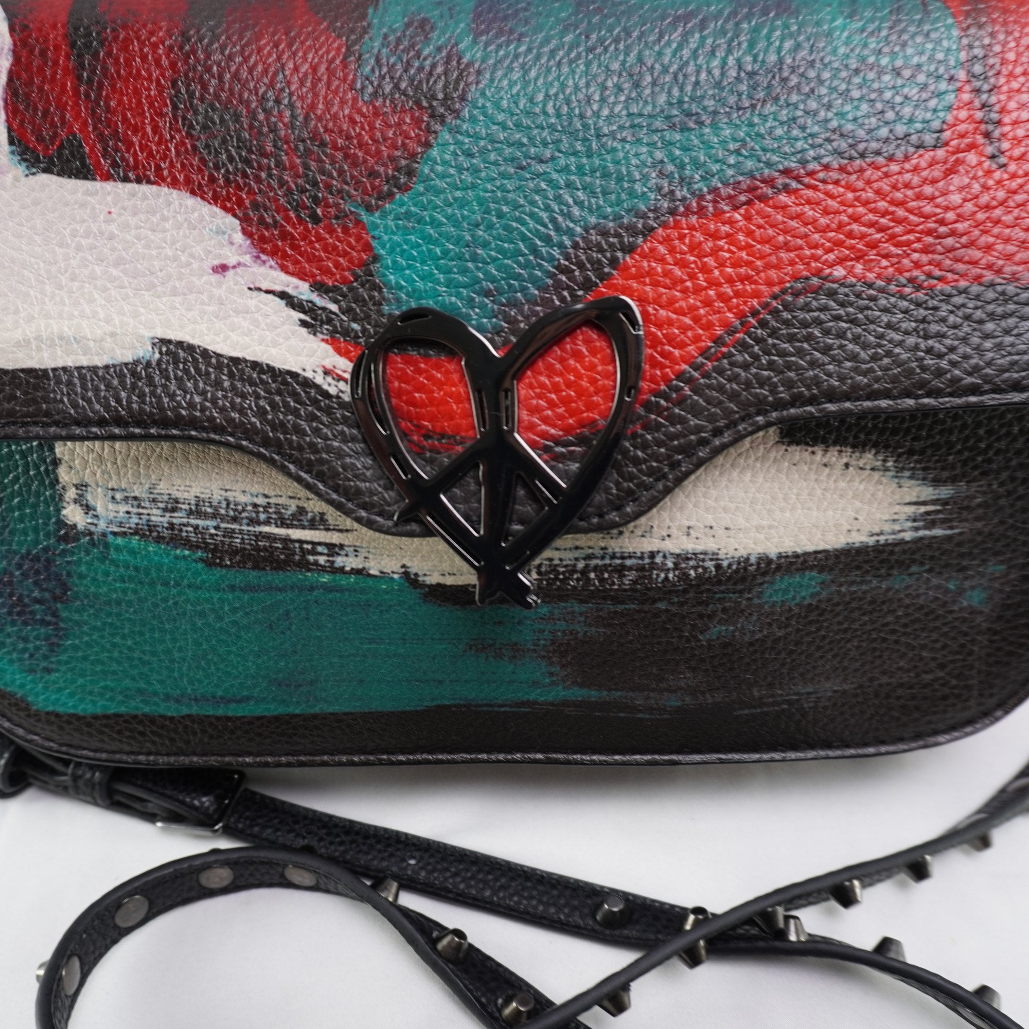 Bolso Baguette Desigual para Mujer Usado - Negro, Muy Buen Estado