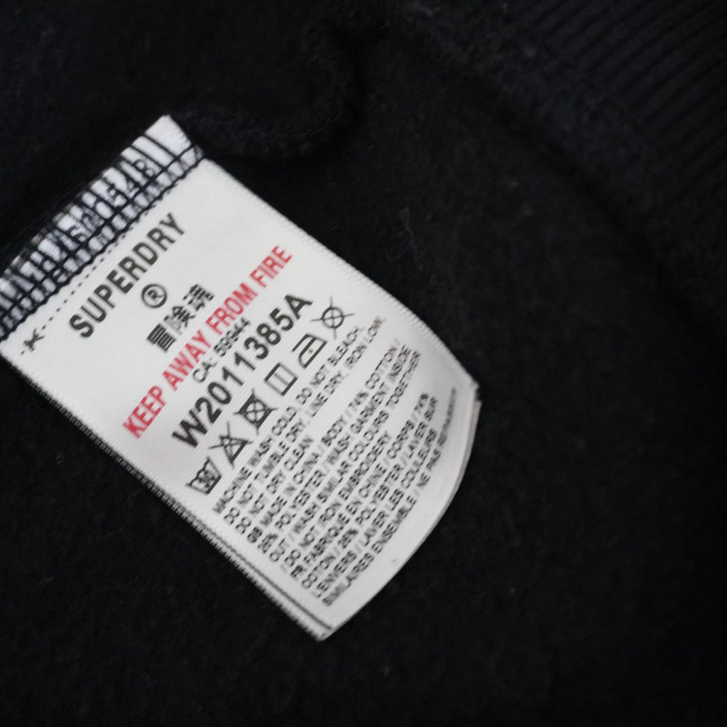 Sudadera con Capucha Superdry para Mujer Usada - Negra, L