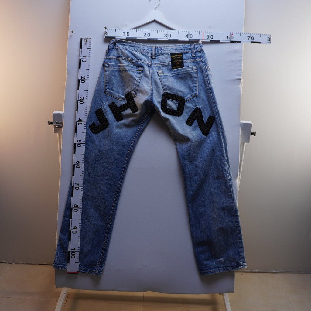Vaqueros Takeshy Kurosawa para Hombre - Azul, XL Usados en Muy Buen Estado