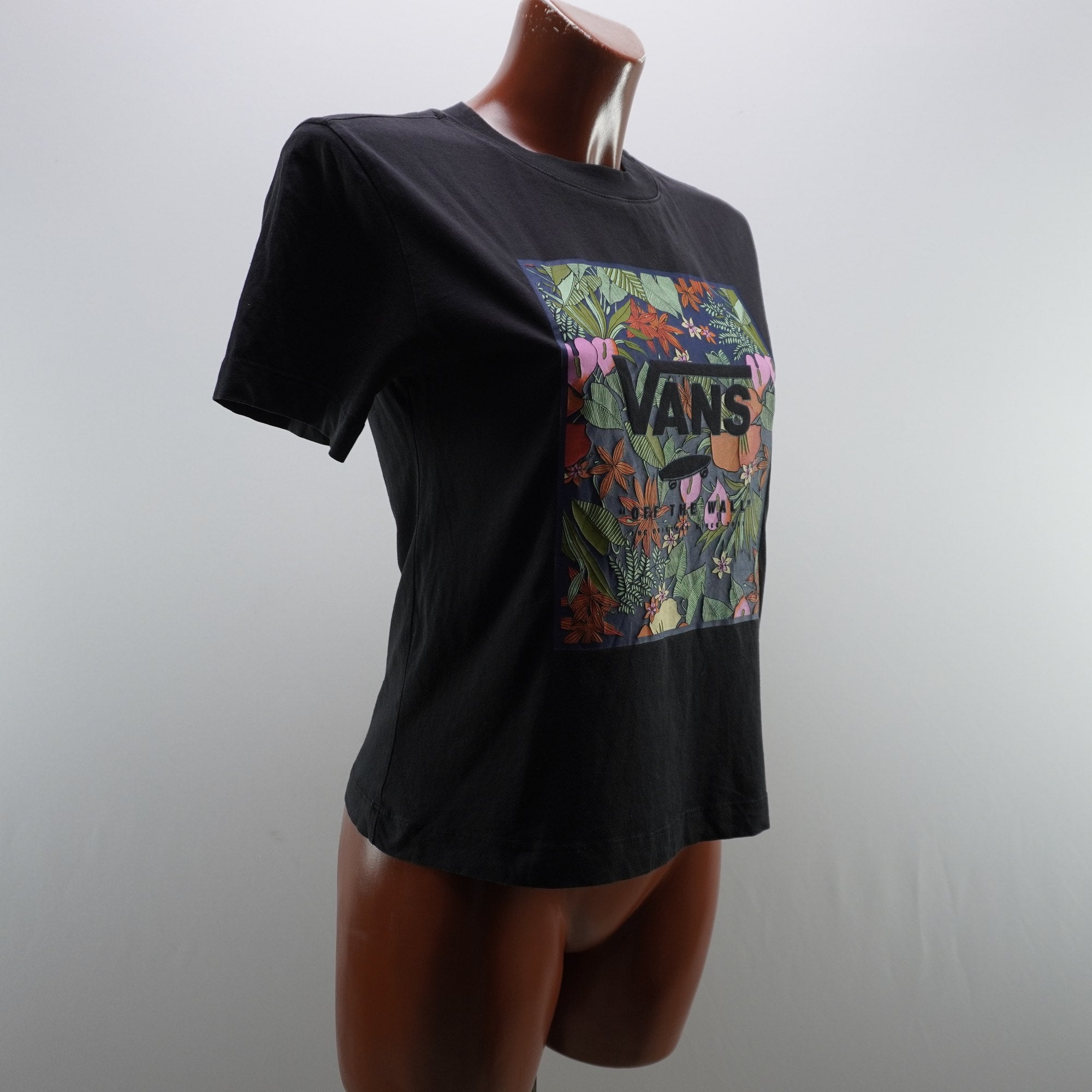 Camiseta Vans para Mujer Usada - Negra, S