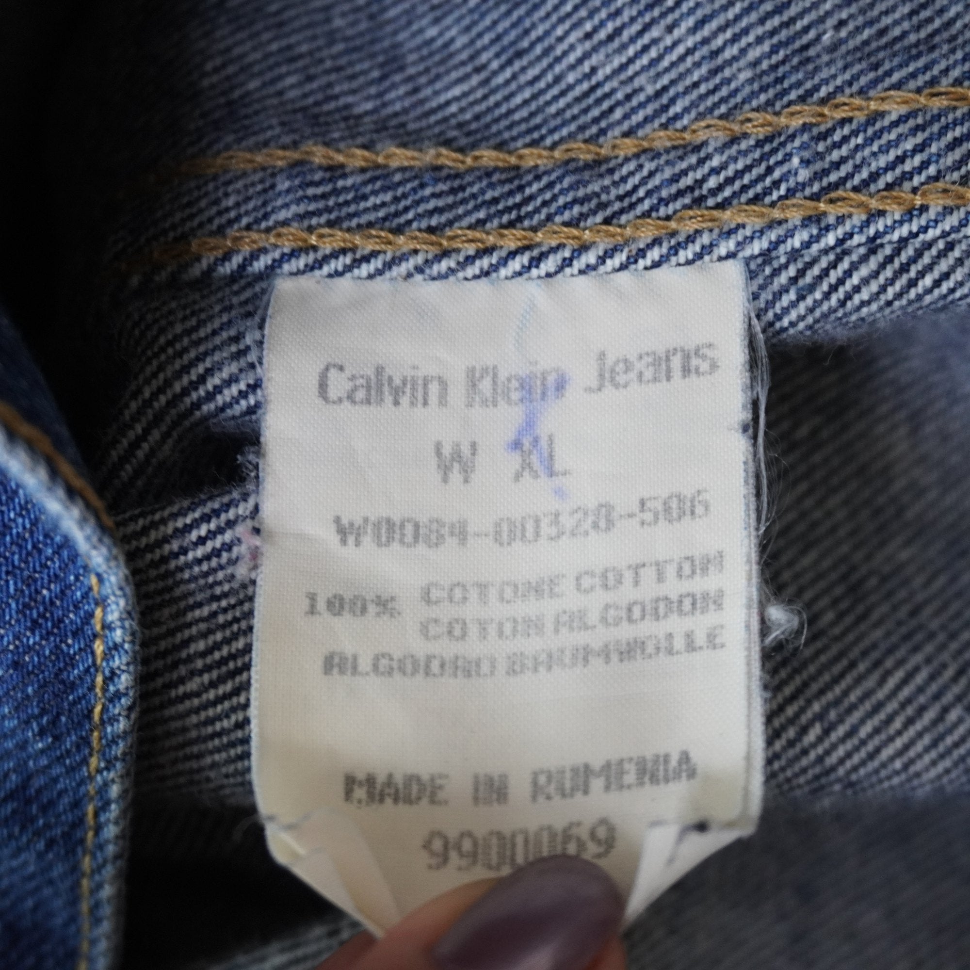 Cazadora Vaquera Calvin Klein para Mujer Usada - Azul, XL