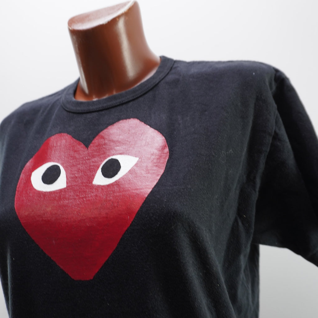 Camiseta de Manga Corta Comme des Garcons para Mujer - Negra, L (Usada en Muy Buen Estado)