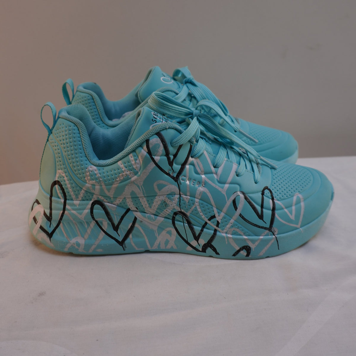 Zapatillas Skechers para Mujer Usadas - Azul, 39