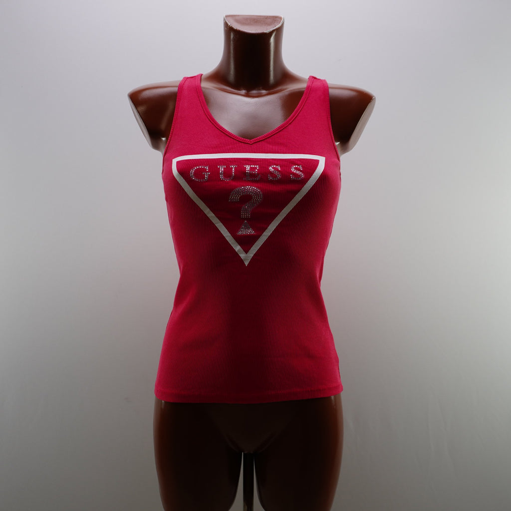 Camiseta Guess para Mujer Usada - Roja, S