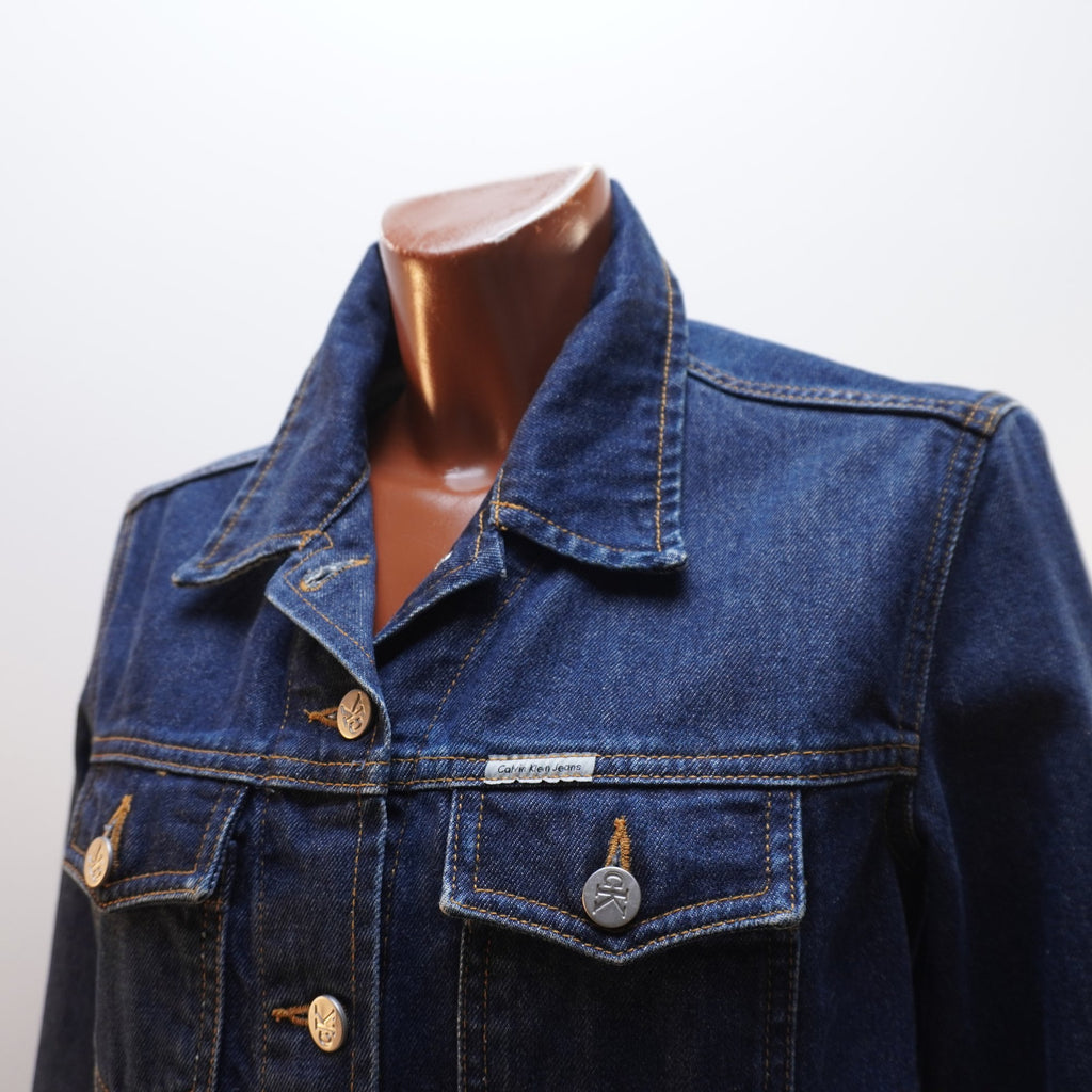 Cazadora Vaquera Calvin Klein para Mujer Usada - Azul, XL