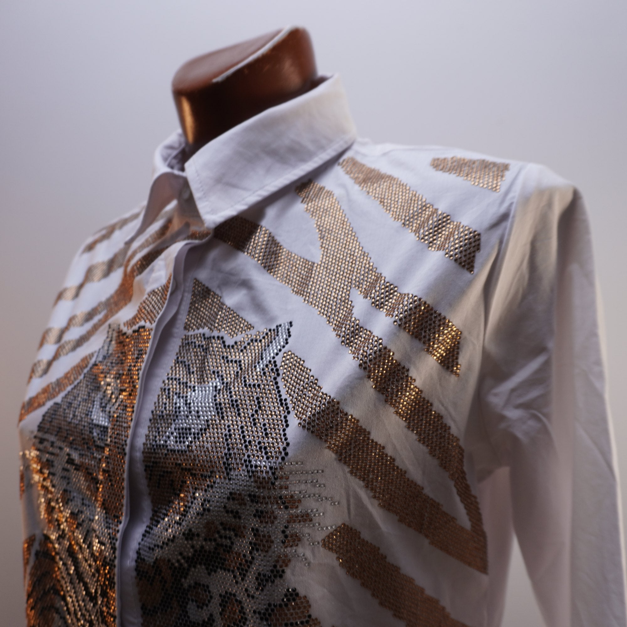 Camisa de Vestir Fashion Queen para Mujer Usada - Blanca, L