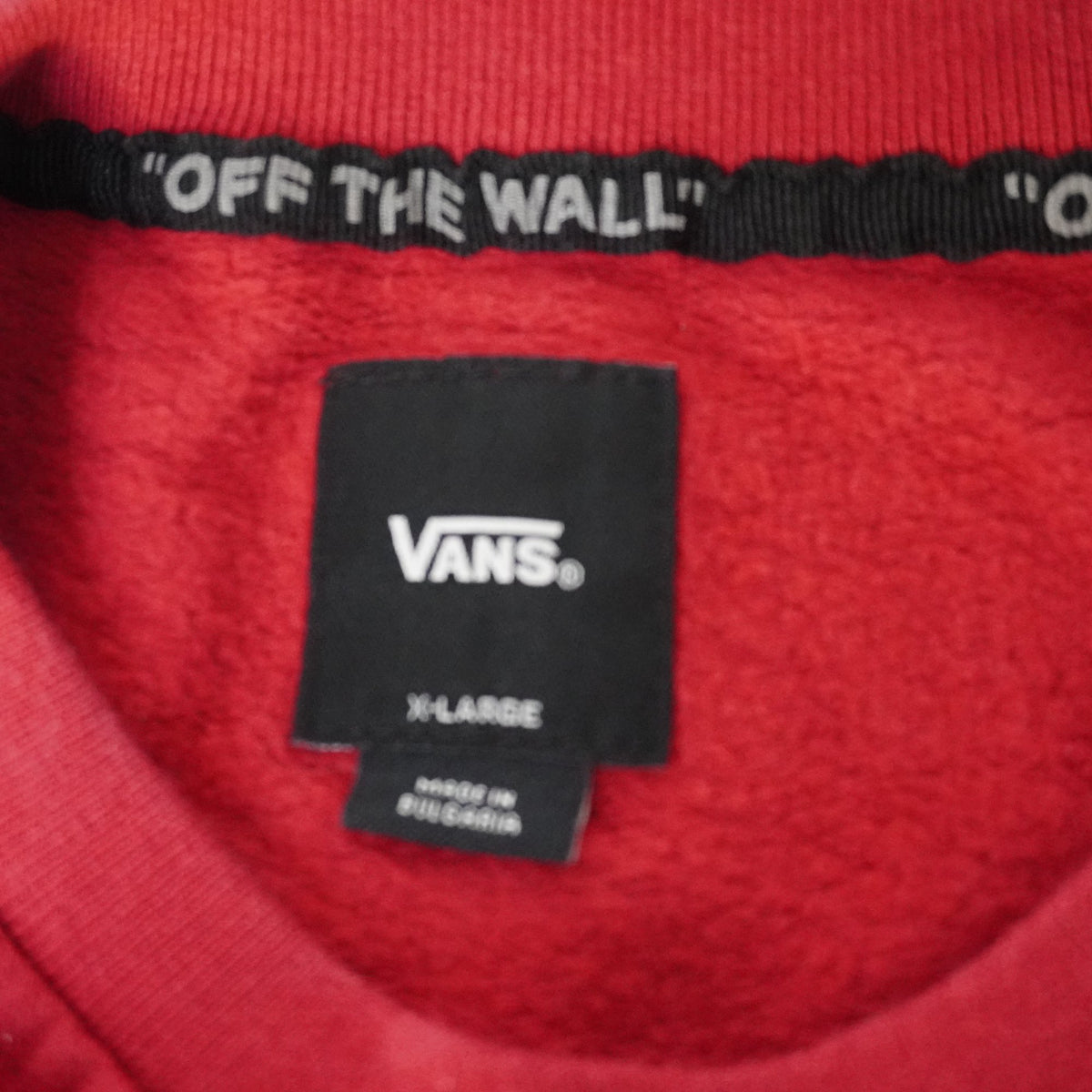 Sudadera con Capucha Vans para Mujer Usada - Roja, XL