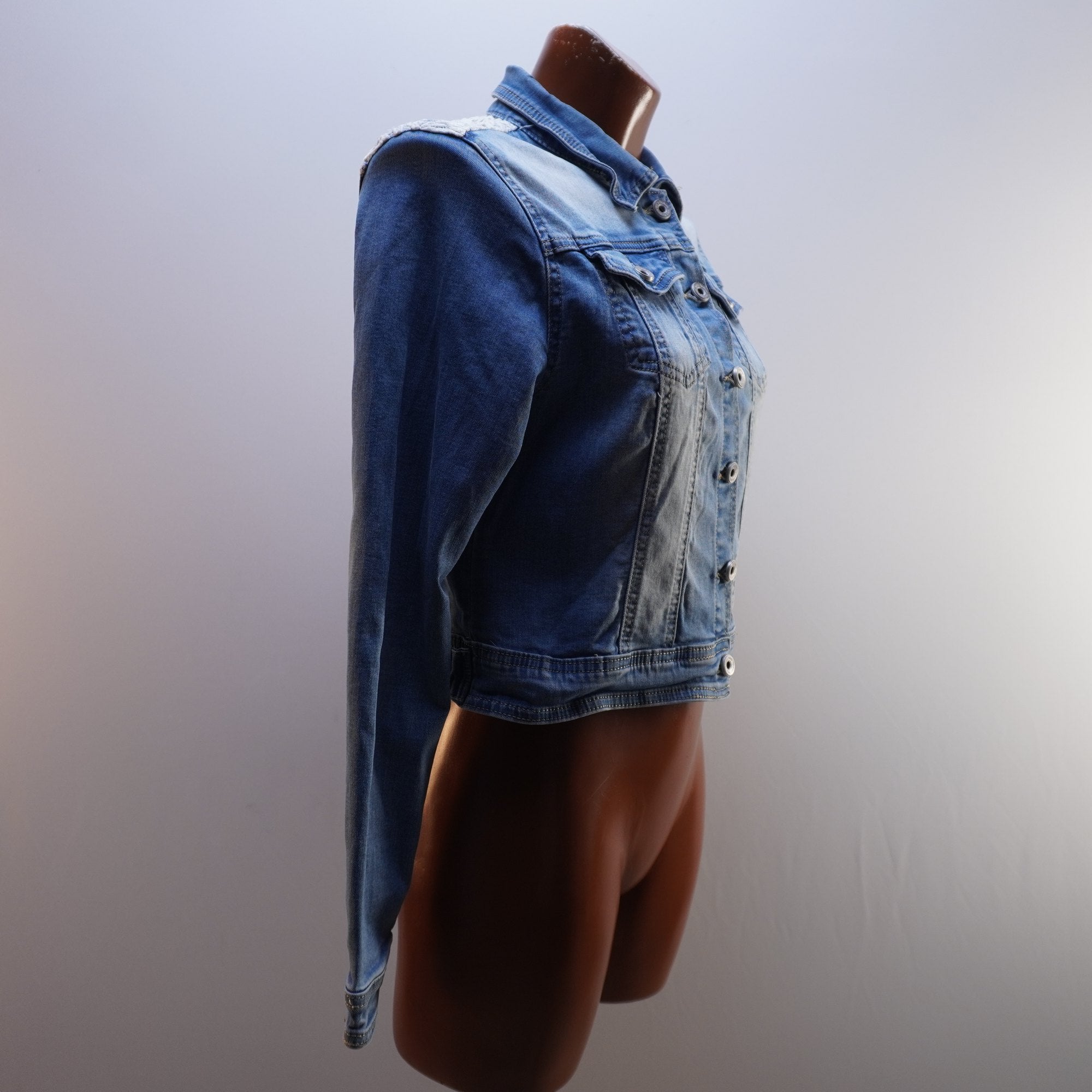 Cazadora Vaquera Italian Style para Mujer Usada - Azul, XL