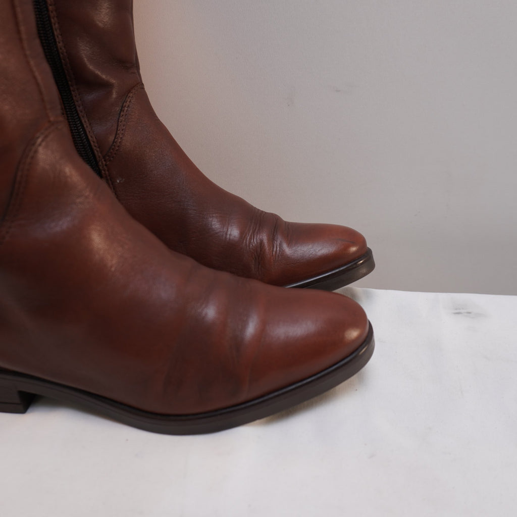Botas Cellini para Mujer Usadas - Marrón, Talla 39
