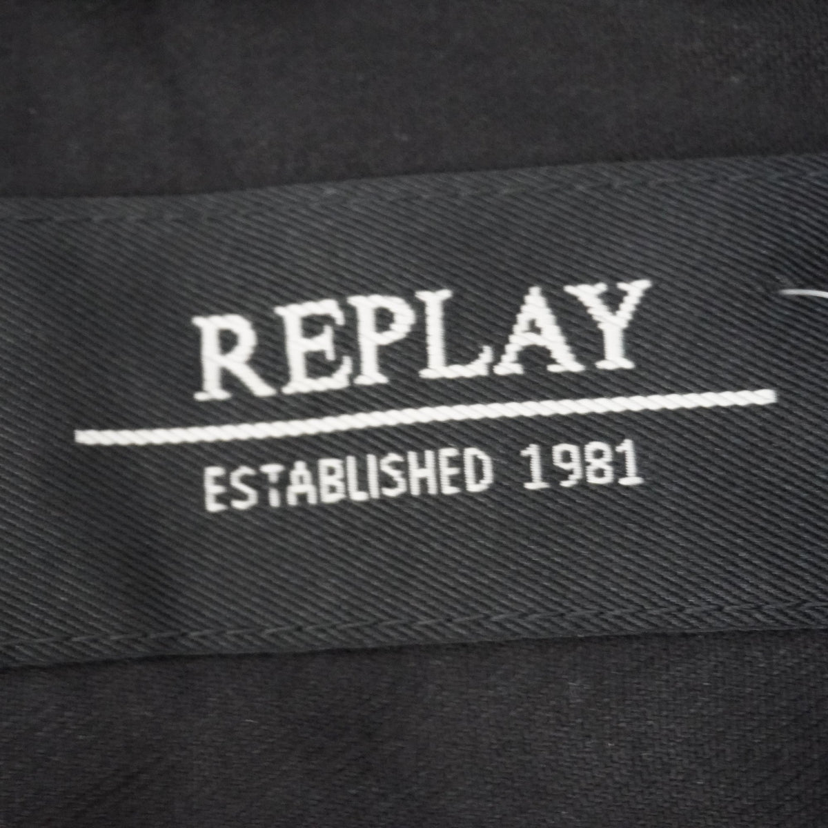 Cazadora Vaquera Replay para Hombre Usada - Negra, L