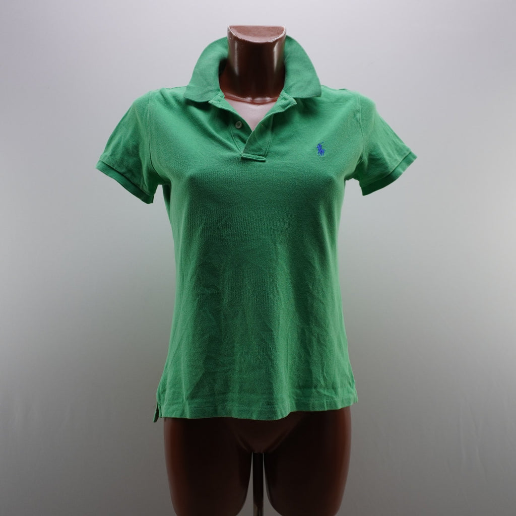 Camiseta de Manga Corta Ralph Lauren para Mujer - Verde, L (Usada en Muy Buen Estado)
