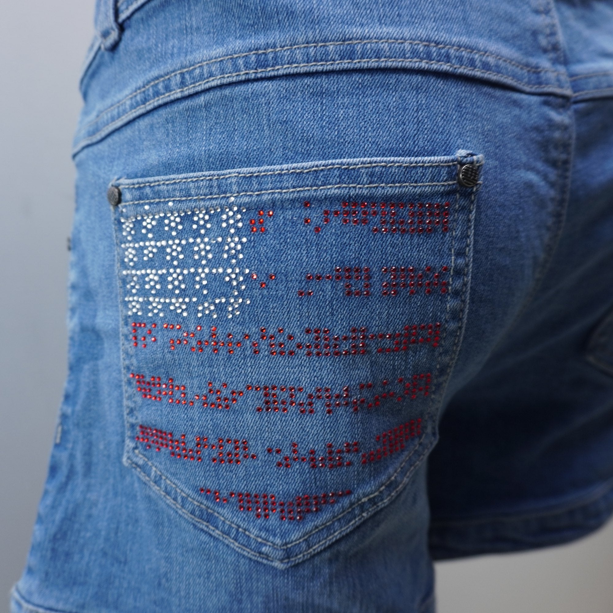 Pantalones Cortos Vaqueros Walk and Talk para Mujer Usados - Azul, XXL
