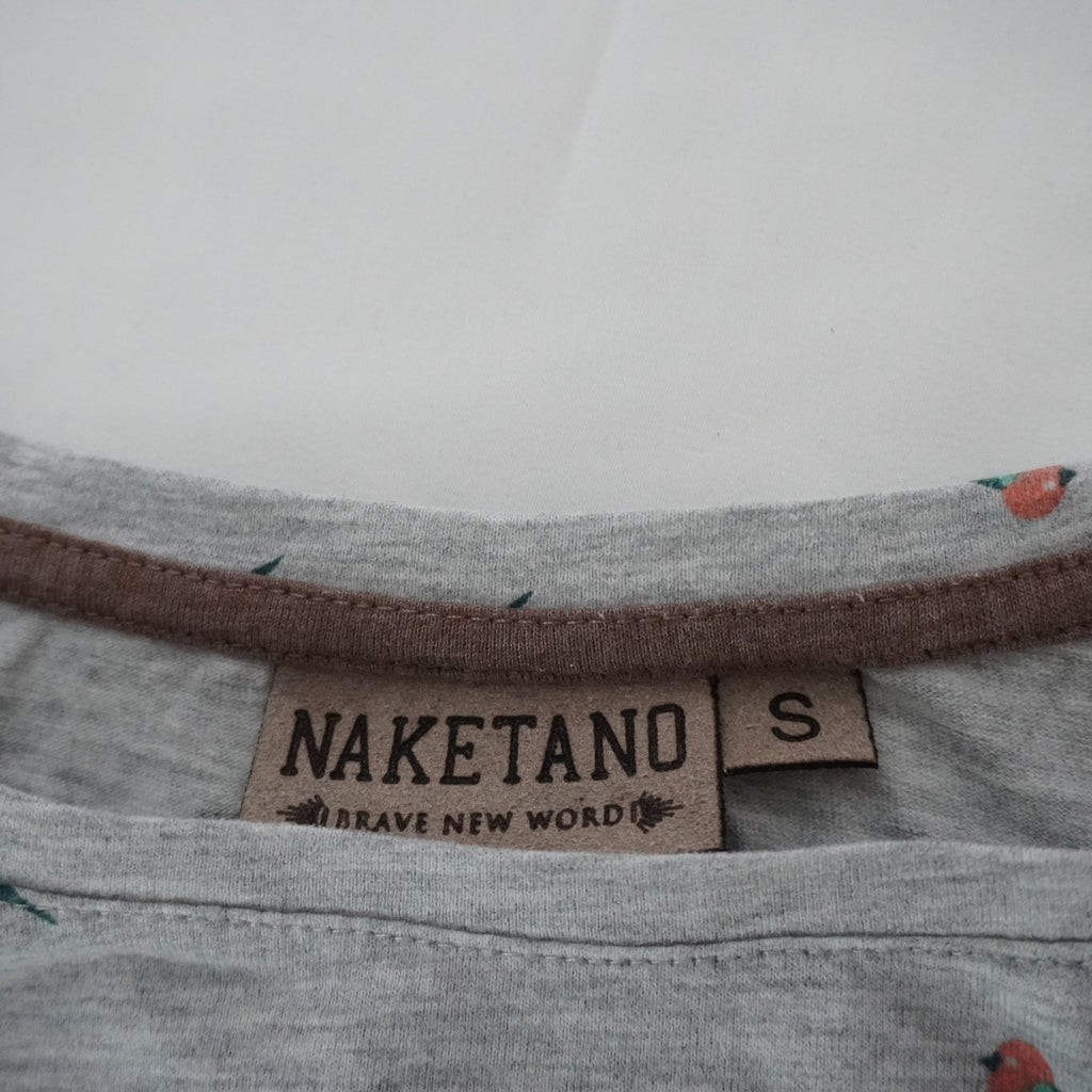 Camiseta Naketano para Mujer Usada - Gris, S