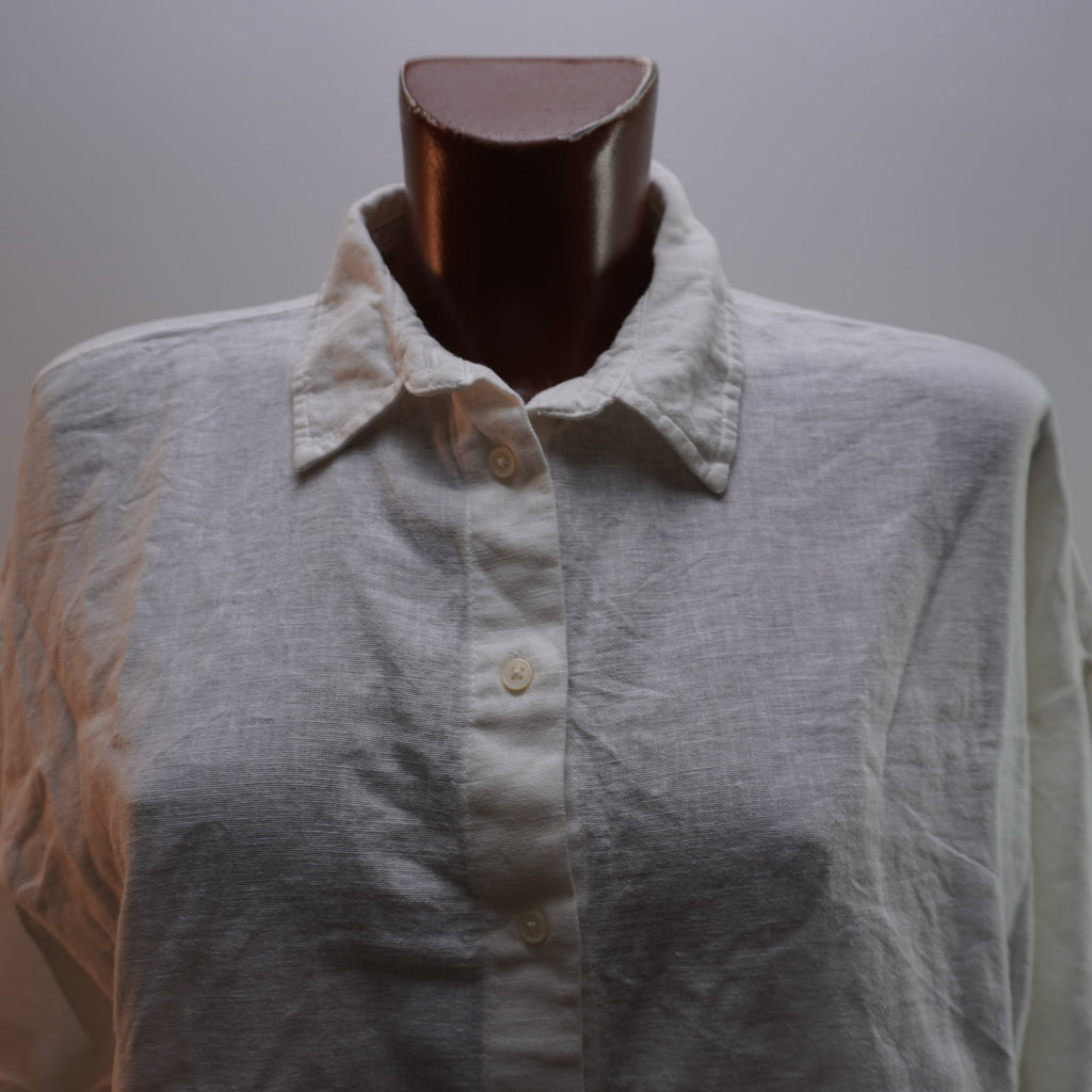 Camisa Henley Italian Style para Mujer Usada - Beige, XL