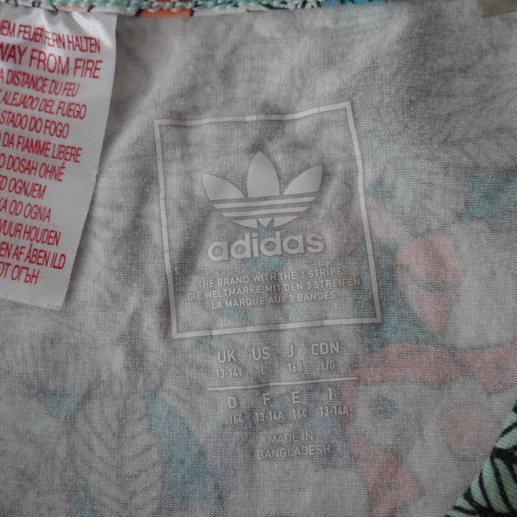 Camiseta de Manga Corta Adidas para Mujer - Multicolor, S (Usada en Muy Buen Estado)
