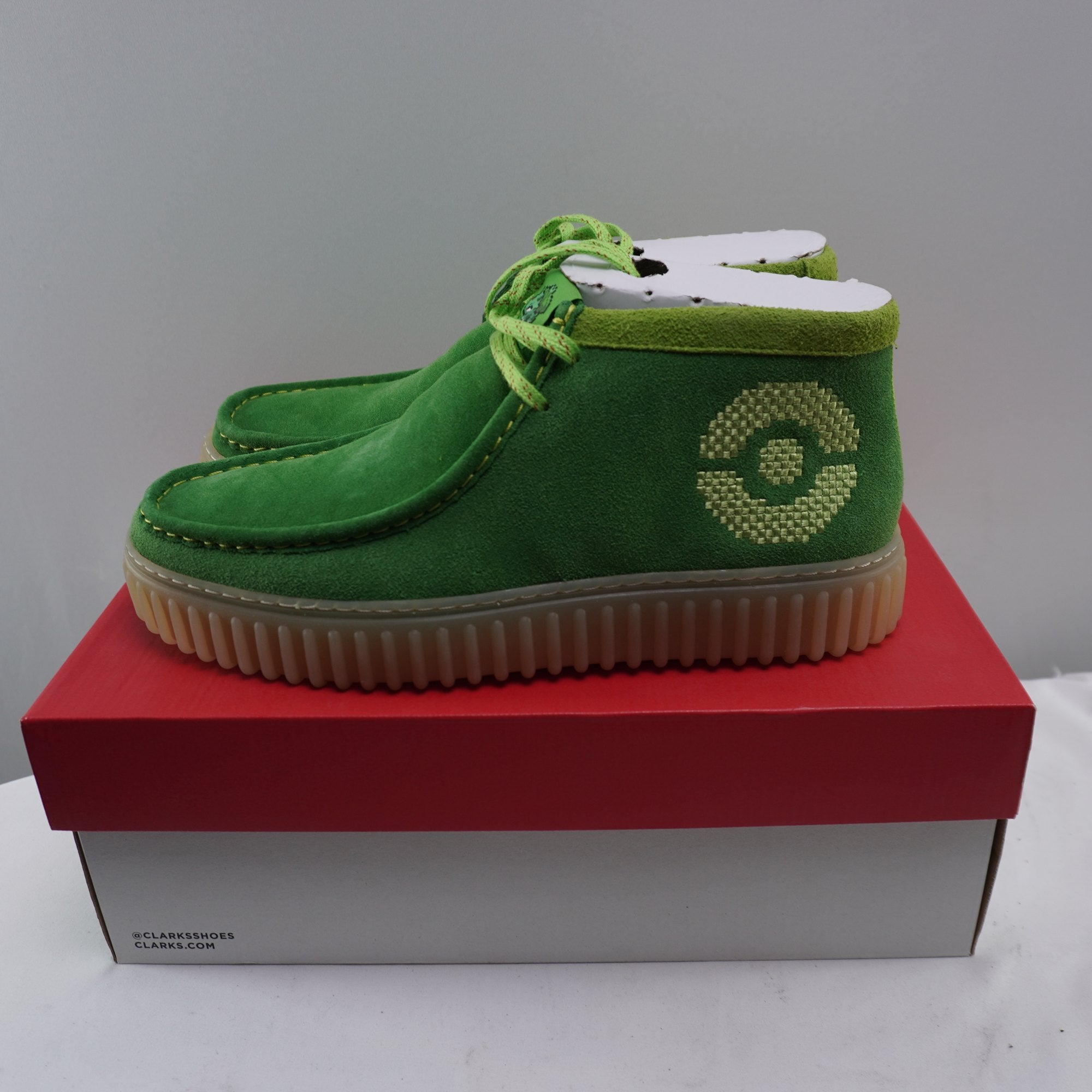 Zapatillas Clarks para Hombre Usadas - Verde, Talla 45