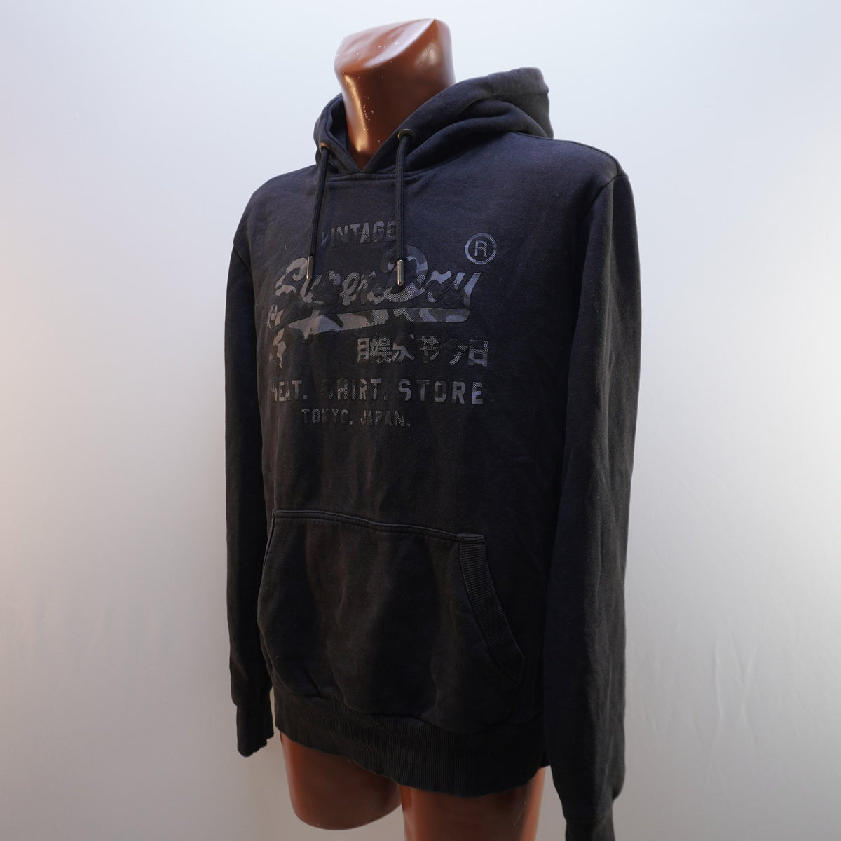 Sudadera con Capucha Superdry para Hombre Usada - Negra, L