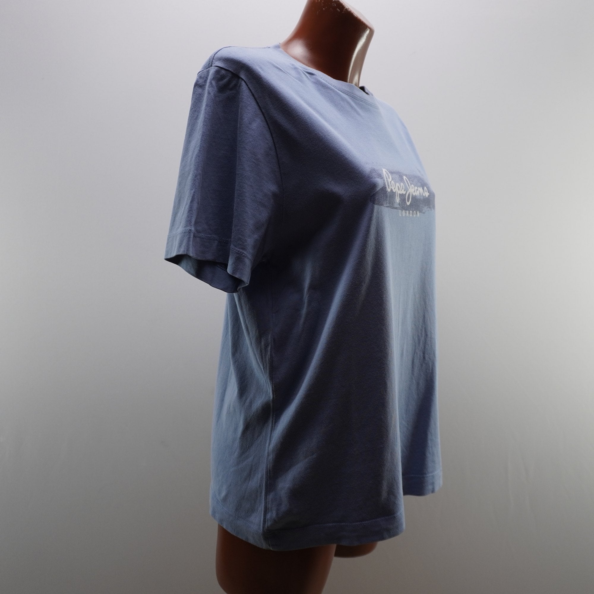 Camiseta de Manga Corta Pepe Jeans para Mujer Usada - Azul, L