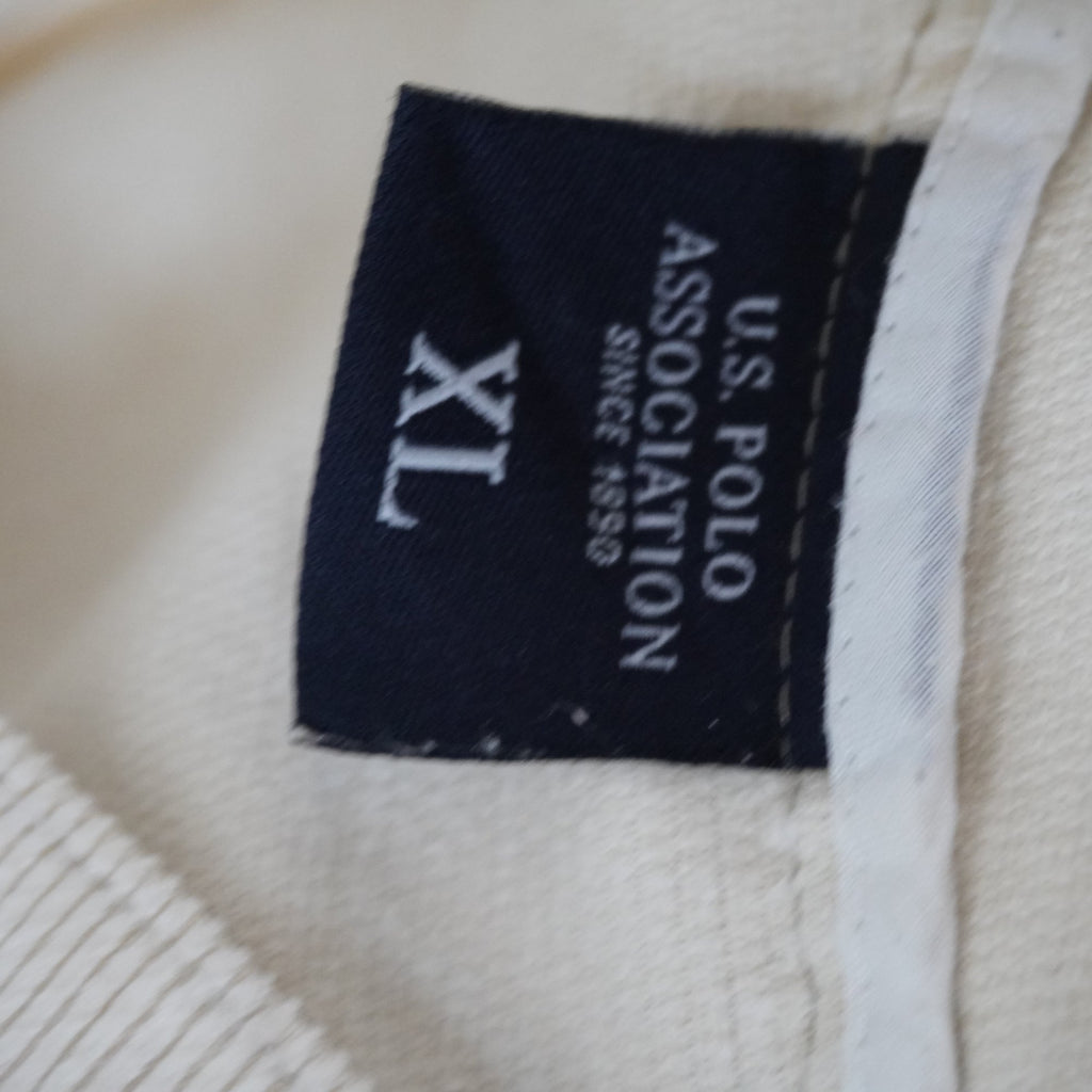 Cazadora Vaquera U.S. Polo Assn. para Mujer Usada - Blanca, XL