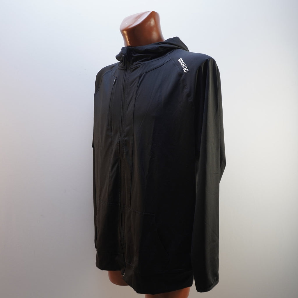 Sudadera con Capucha Brokig para Hombre Usada - Negra, XXL