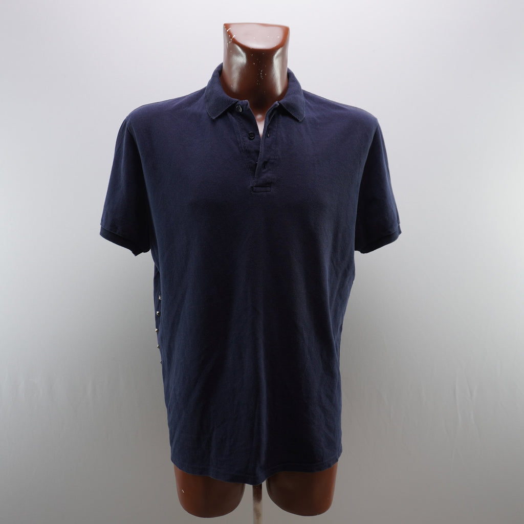 Camiseta de Manga Corta Valentino para Hombre Usada - Azul Marino, XXL