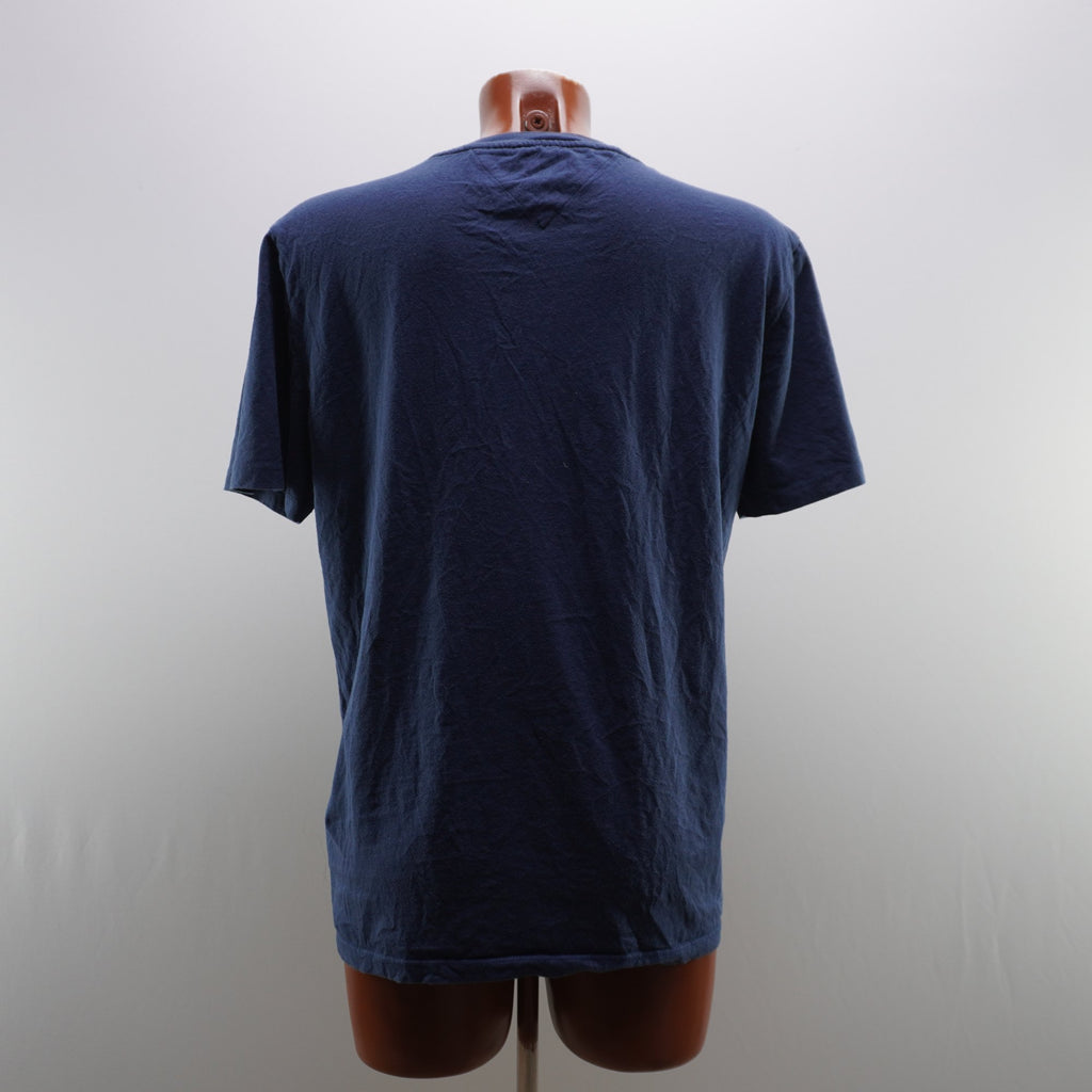 Camiseta de Manga Corta Azul Marino para Mujer - Talla L, Usada en Muy Buen Estado