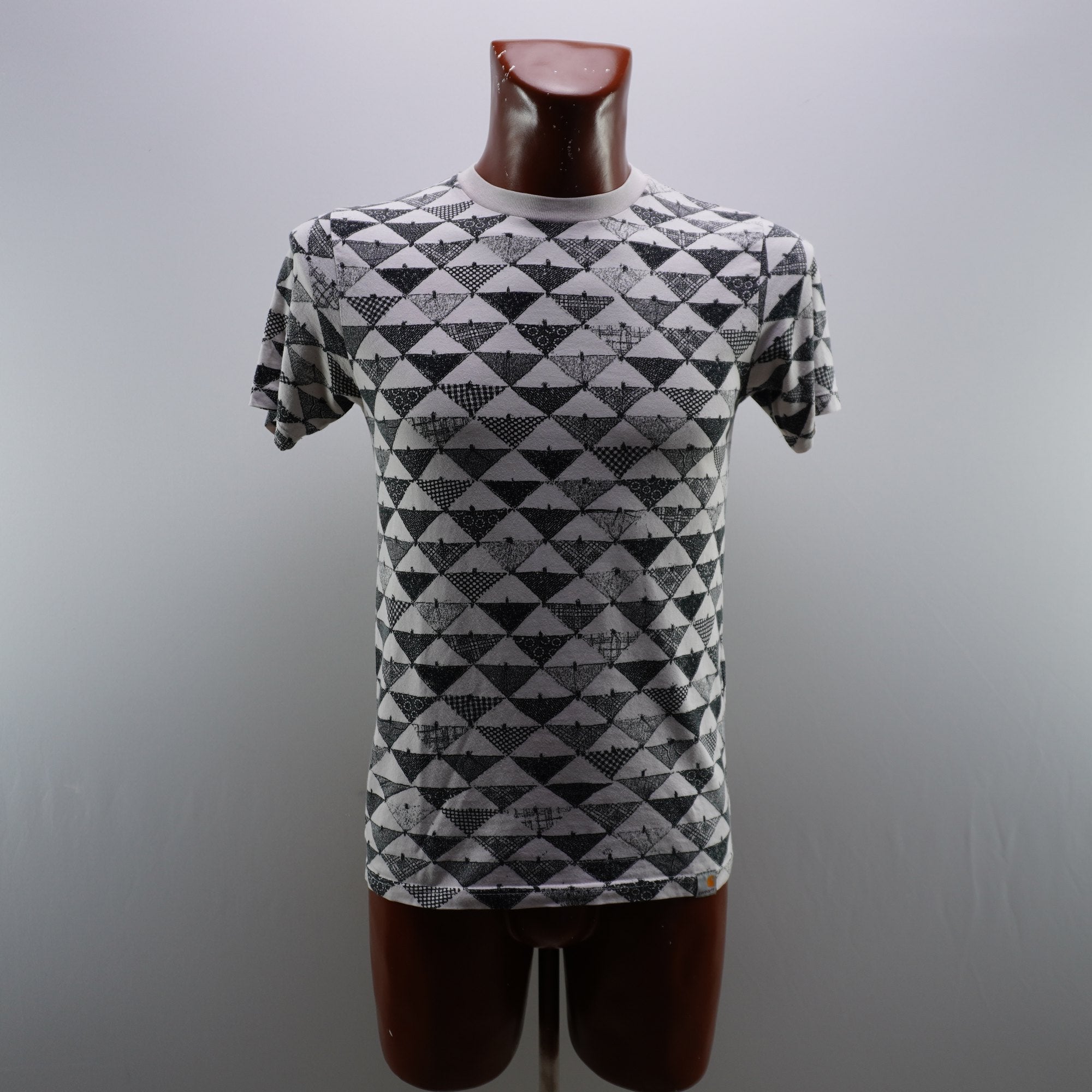 Camiseta de Manga Corta Carhartt para Hombre - Gris, XS, Usada en Muy Buen Estado