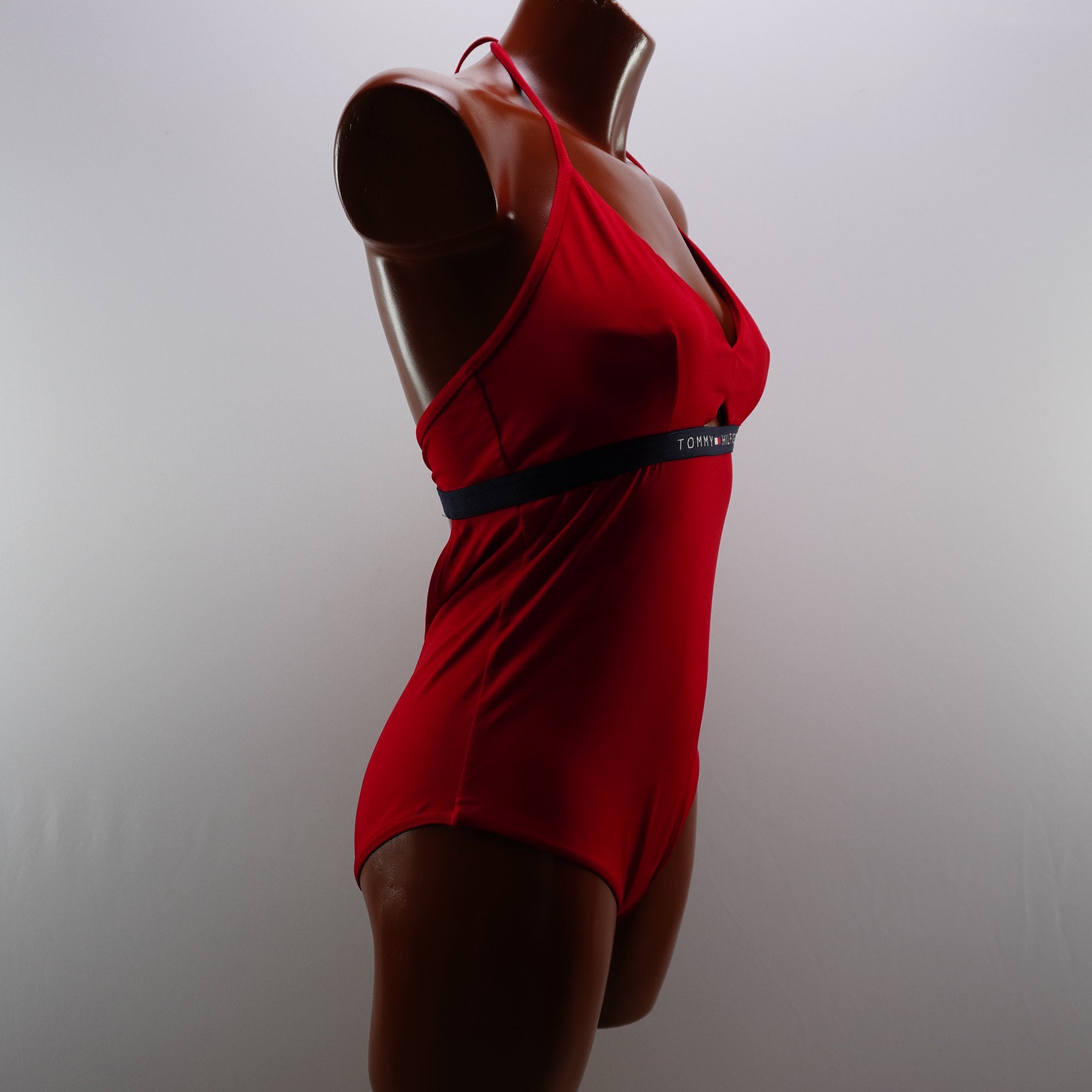 Vestido de Baño Tommy Hilfiger para Mujer - Rojo, L (Usado en Muy Buen Estado)