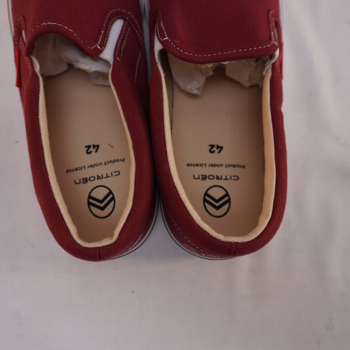 Zapatillas Citroën para Hombre Usadas - Rojas, Talla 42