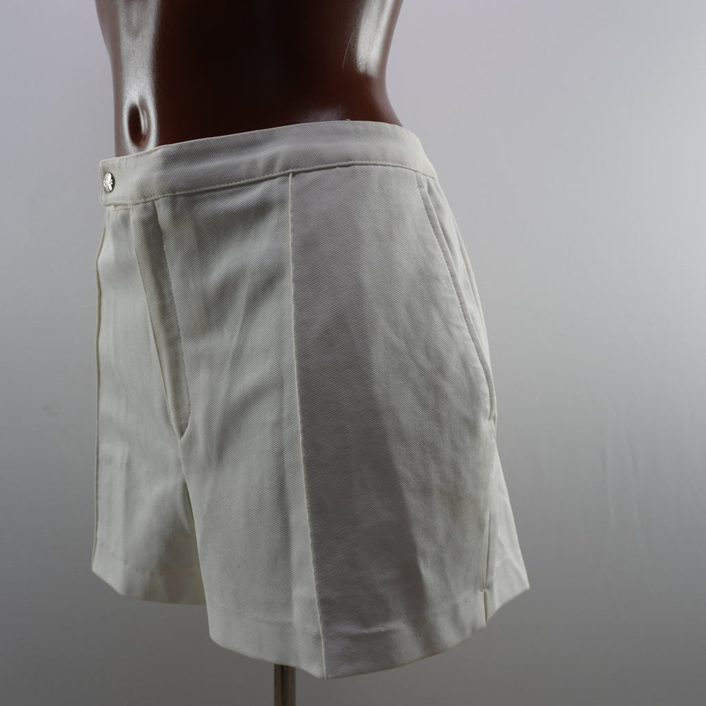 Pantalones Cortos Chinos Lacoste para Mujer Usados - Blanco, L