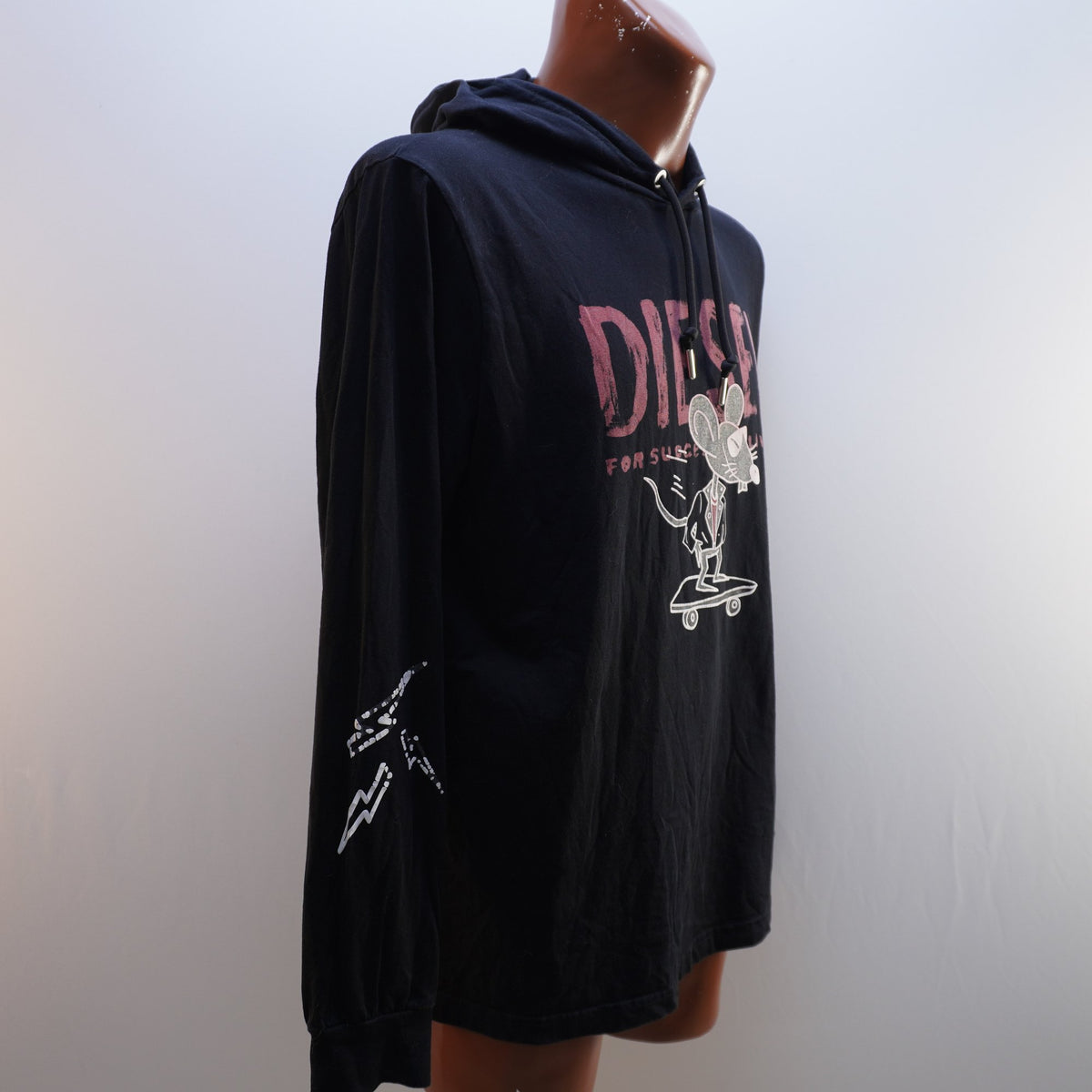 Sudadera con Capucha Diesel para Hombre Usada - Negra, L