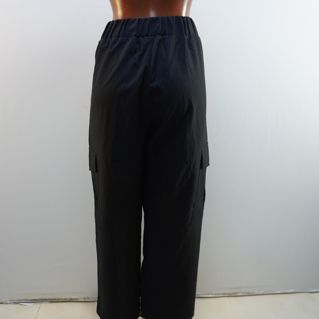 Pantalones Tipo Cargo Zara para Mujer Usados - Negros, M