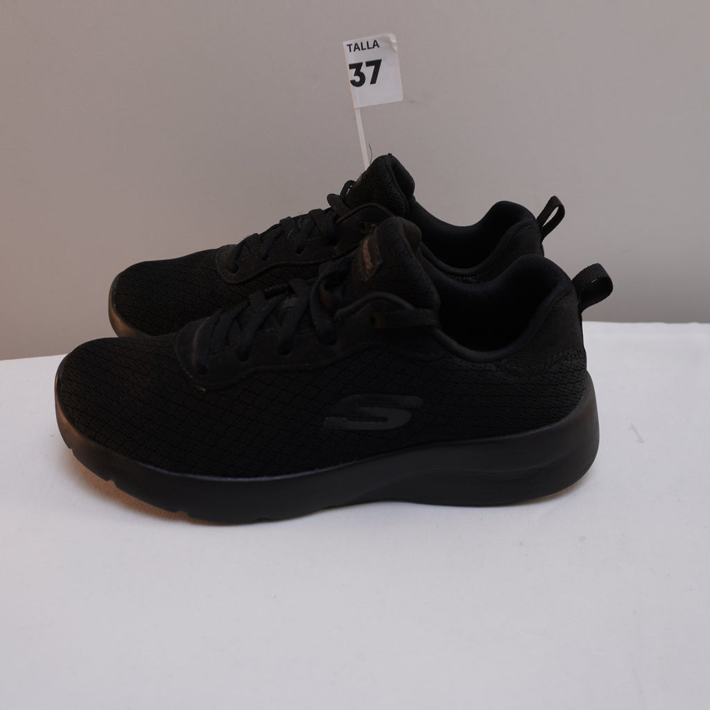 Zapatillas Skechers para Mujer Usadas - Negro, 37