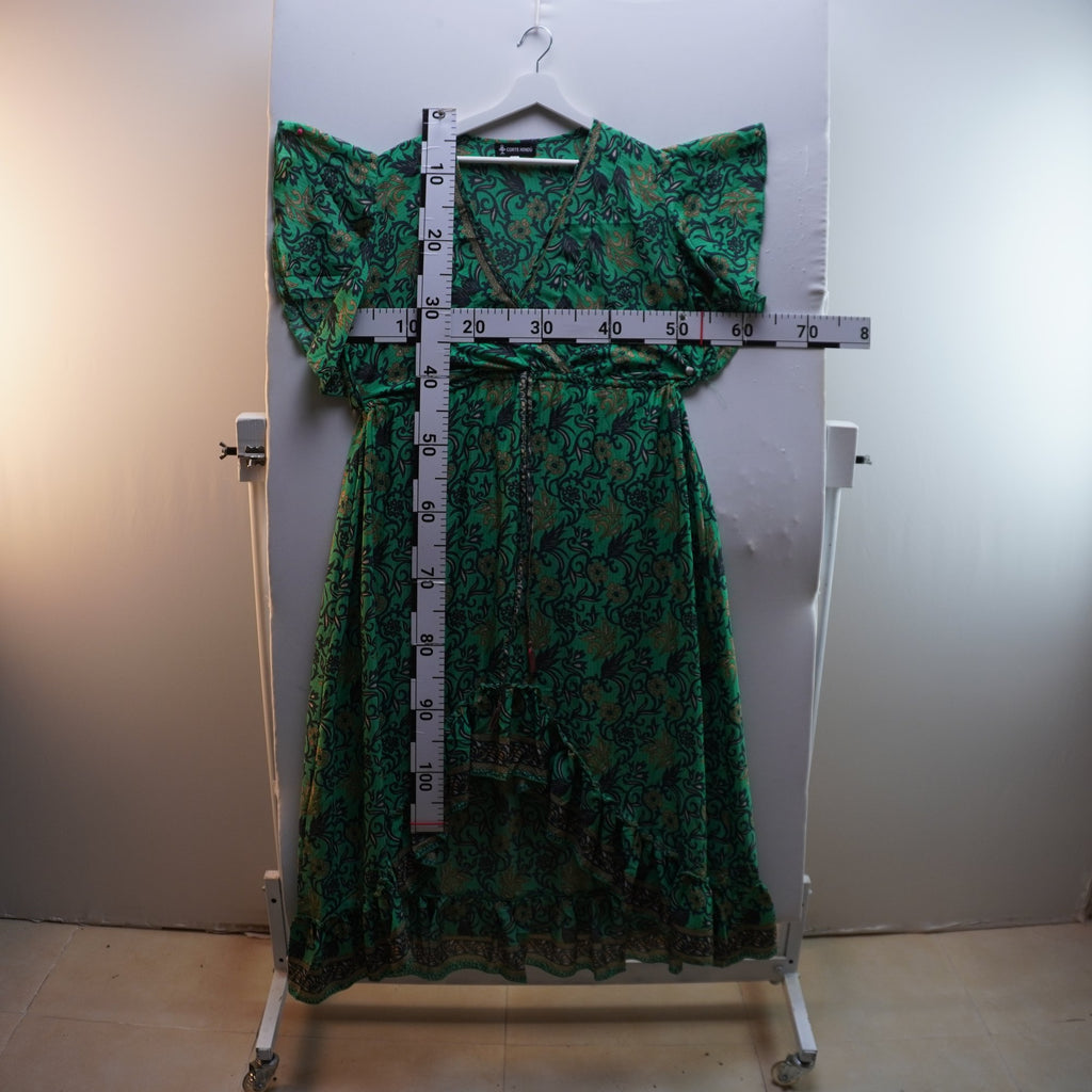 Vestido Corte Hinde para Mujer Usado - Verde, XL