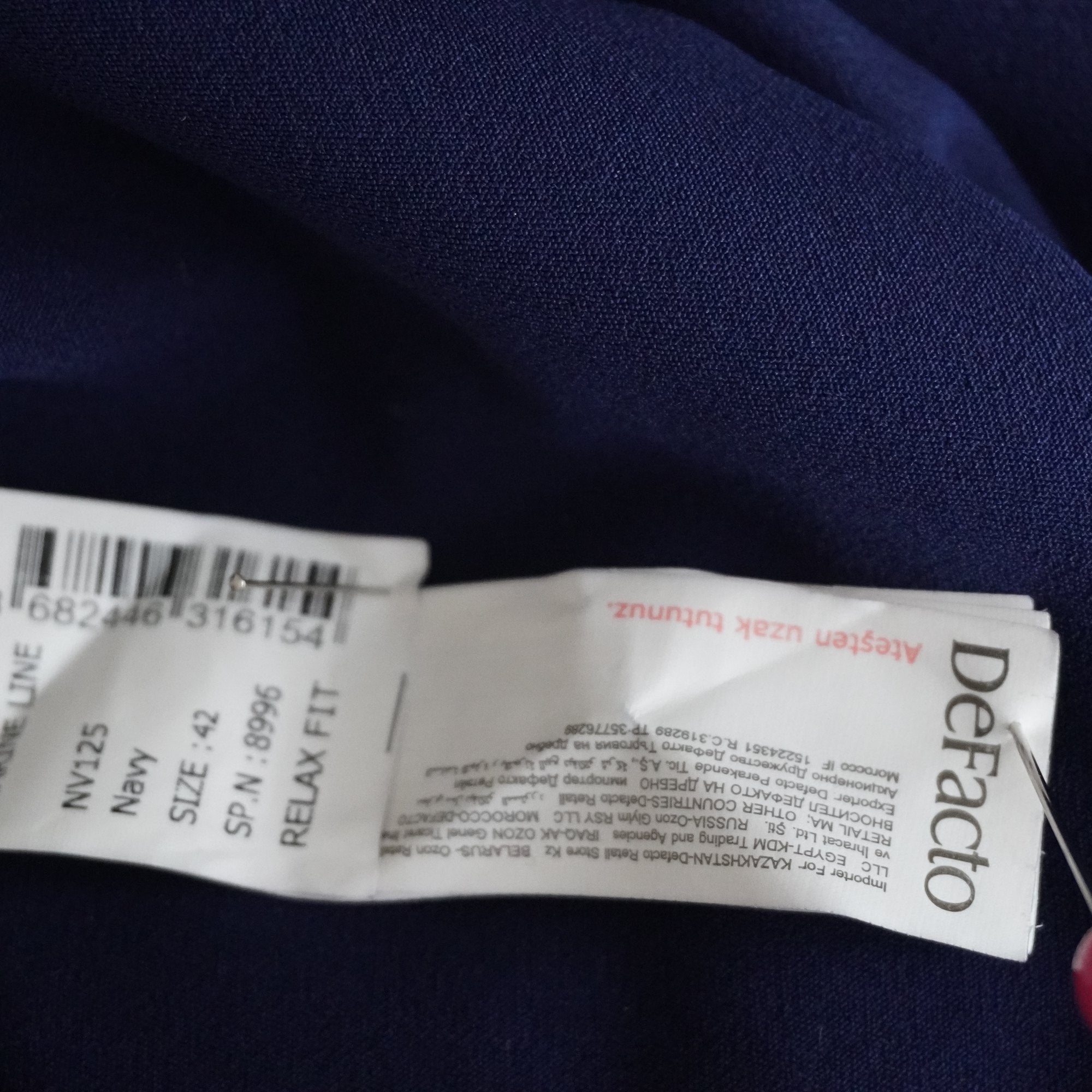 Vestido Defacto para Mujer Usado - Azul Marino, XL