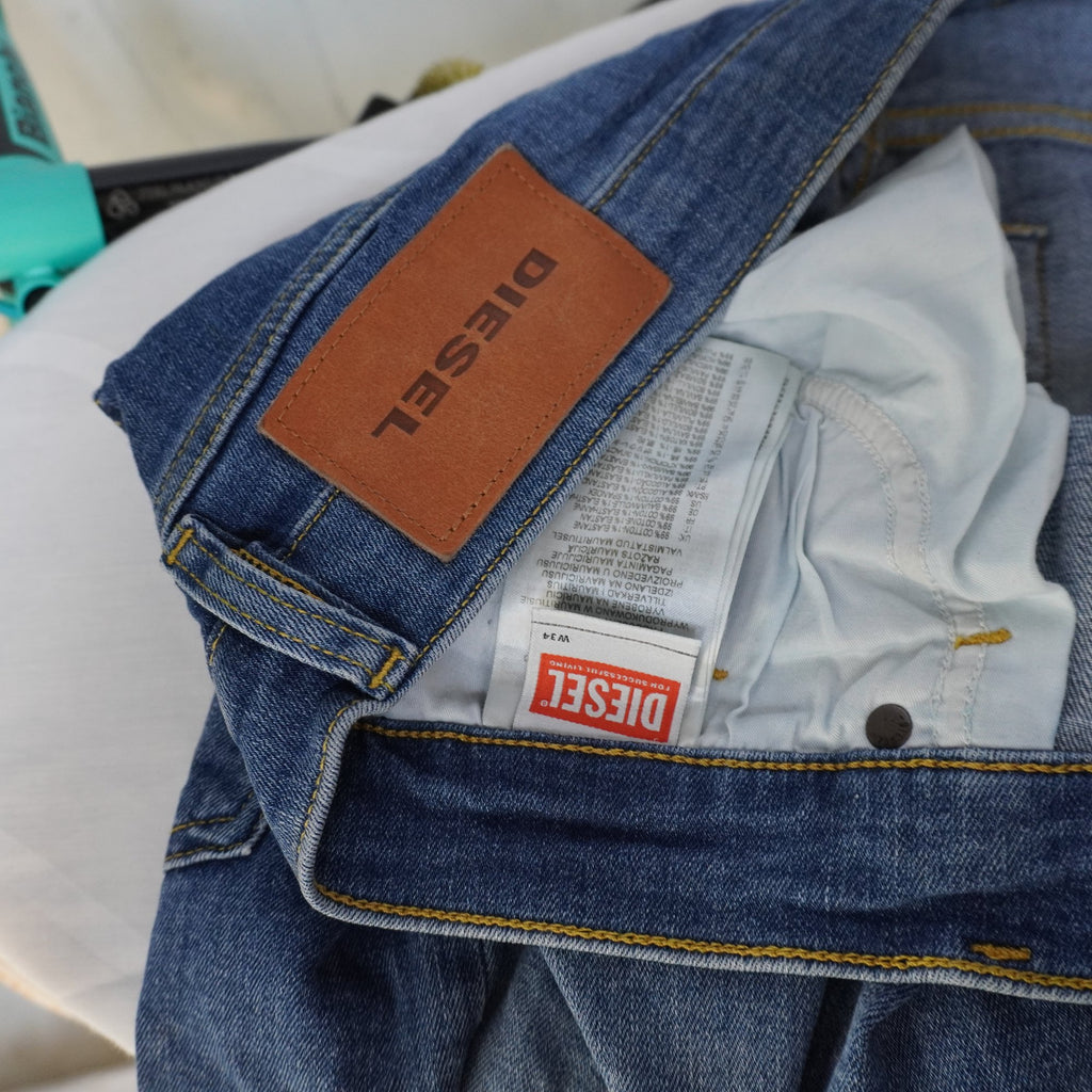 Vaqueros Diesel para Hombre Usados - Azul, Grande (L)