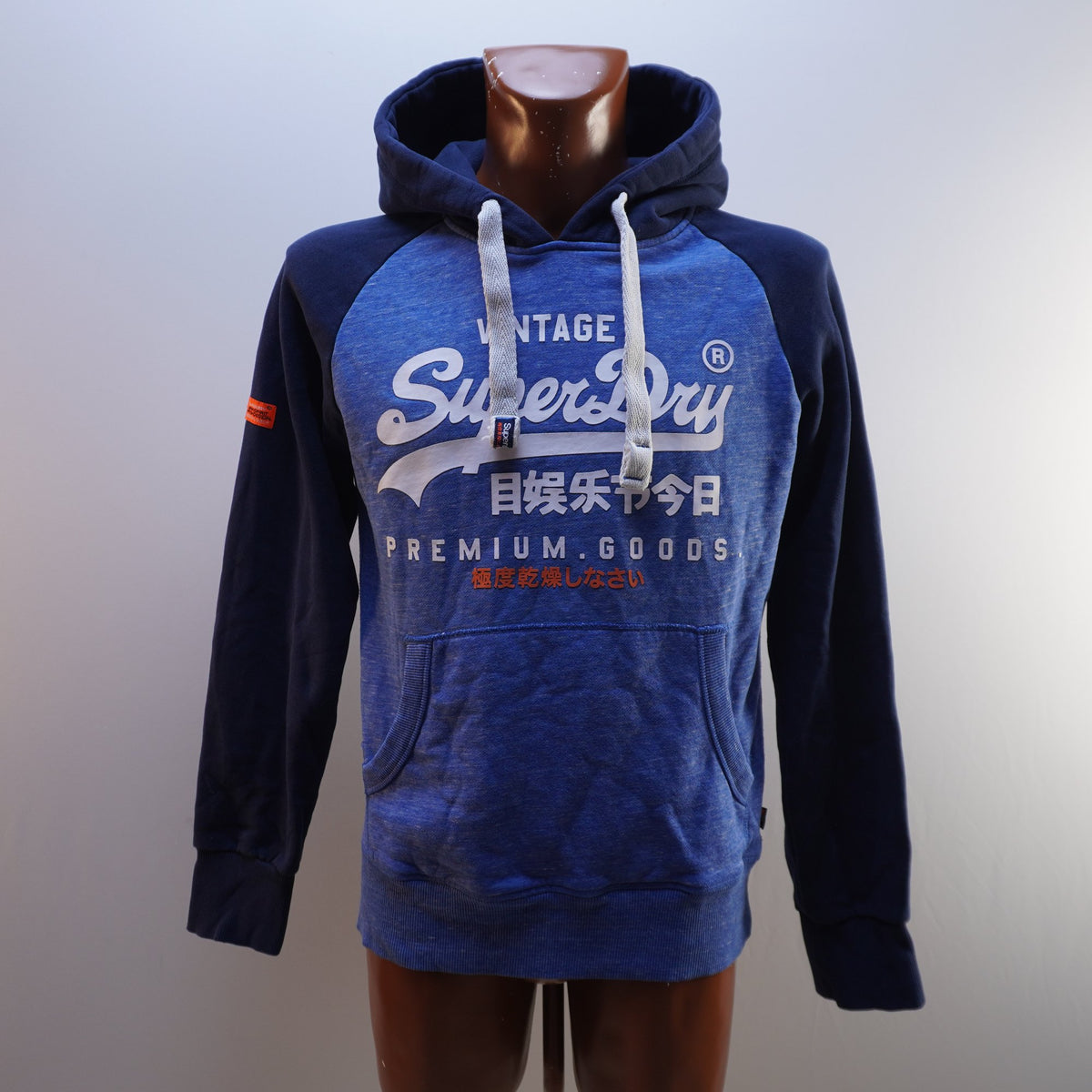 Sudadera con Capucha Superdry para Hombre Usada - Azul, L
