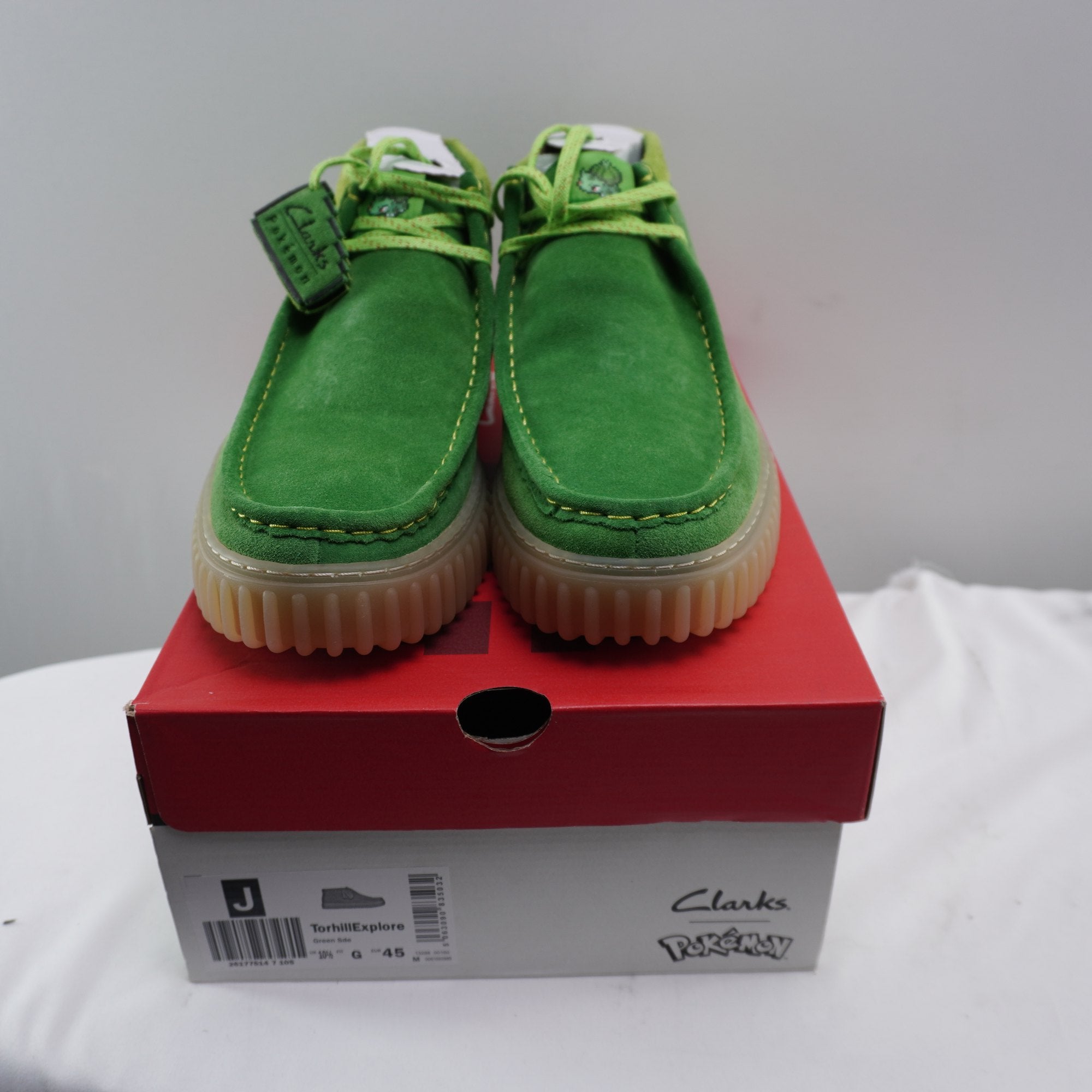 Zapatillas Clarks para Hombre Usadas - Verde, Talla 45
