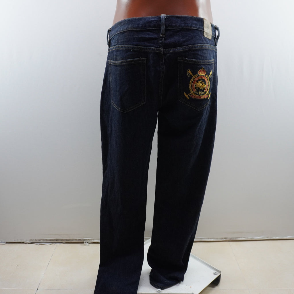 Vaqueros Ralph Lauren para Hombre Usados - Azul Marino, L