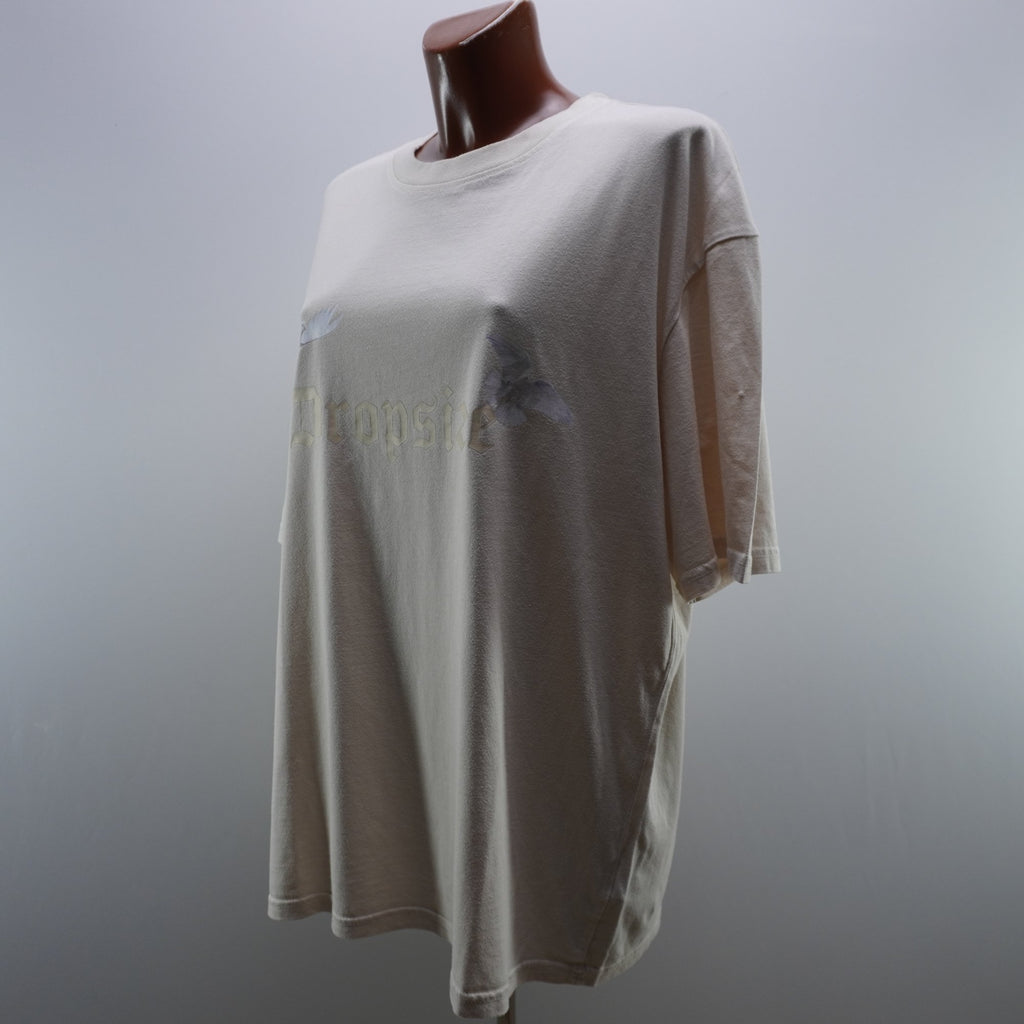 Camiseta de Manga Corta Dropsize para Mujer Usada - Beige, L