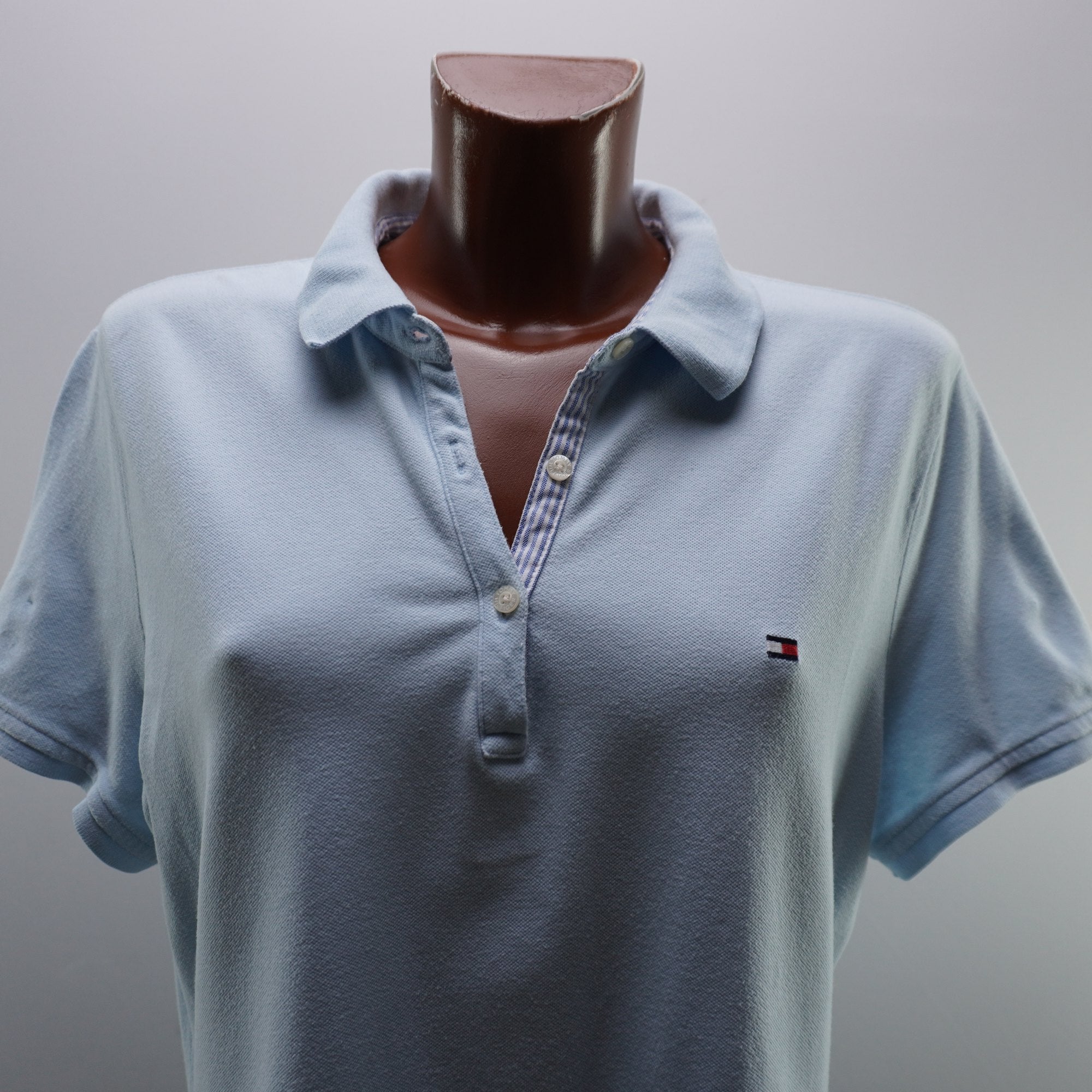 Camiseta Tommy Hilfiger para Mujer Usada - Azul, XXL