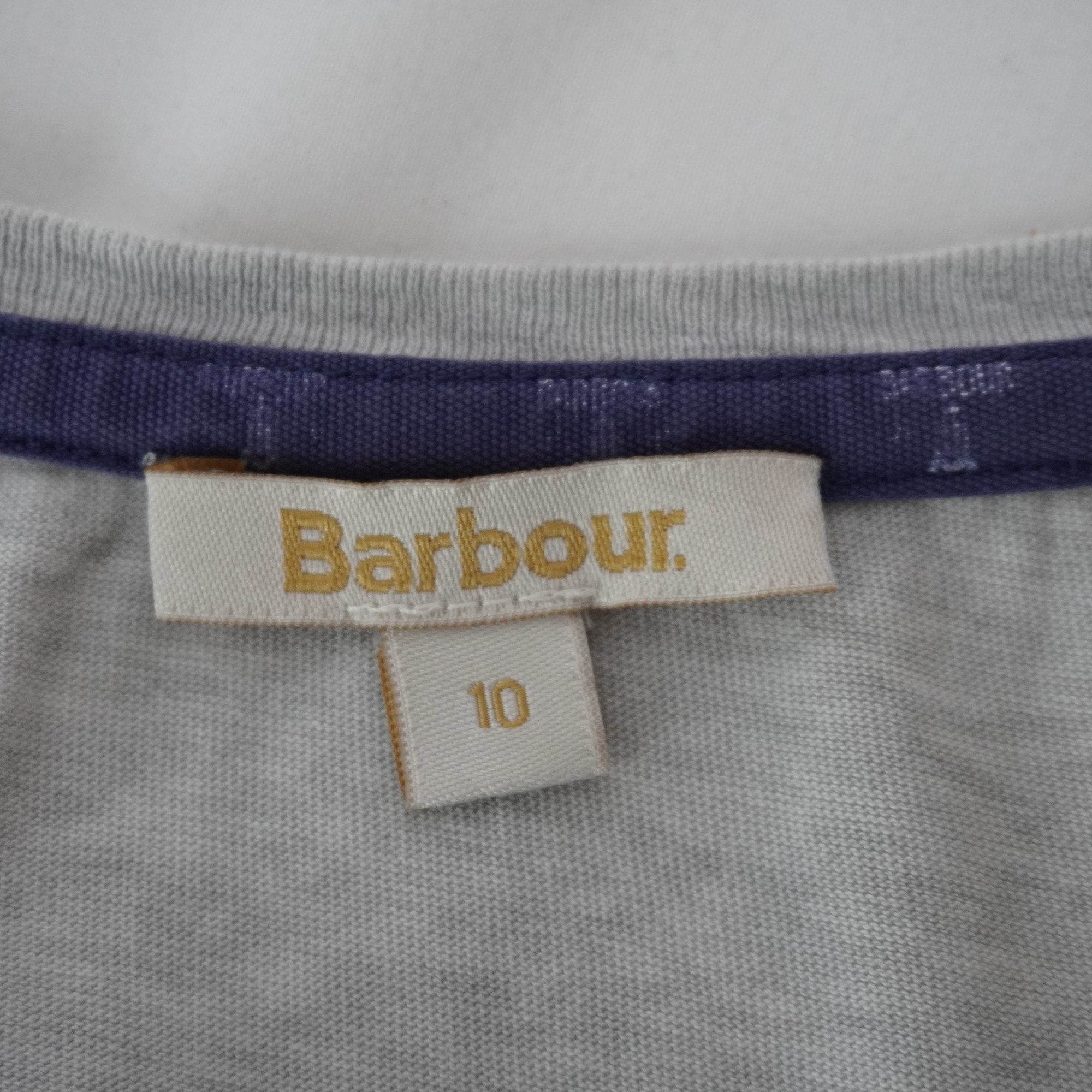 Camiseta Barbour para Mujer Usada - Gris, M